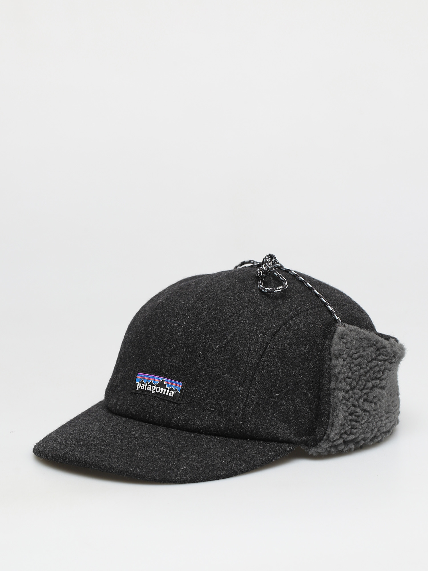 Patagonia Recycled Wool Ear Flap Cap ZD Cap (forge grey)