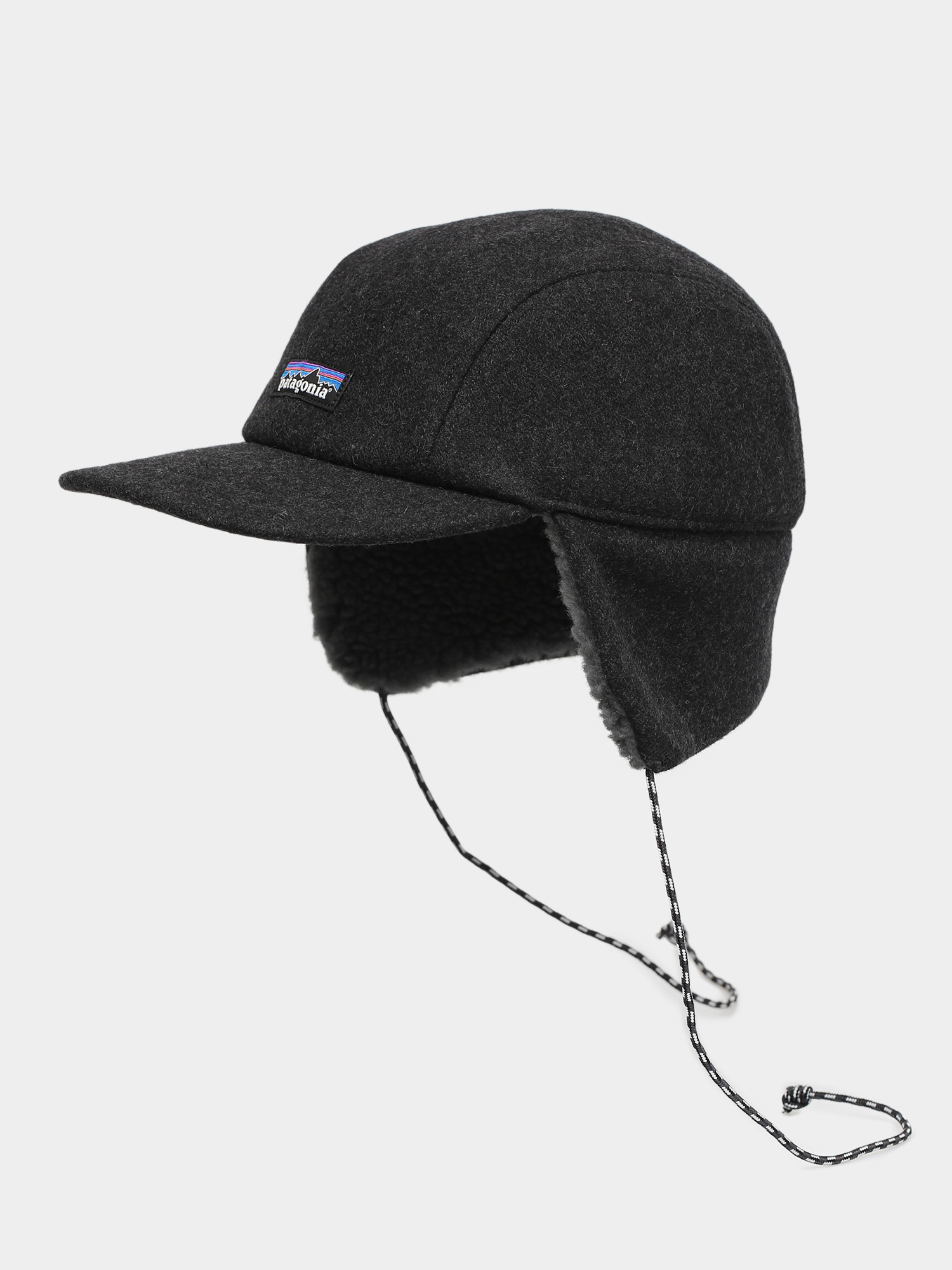 Patagonia Recycled Wool Ear Flap Cap ZD Cap (forge grey)