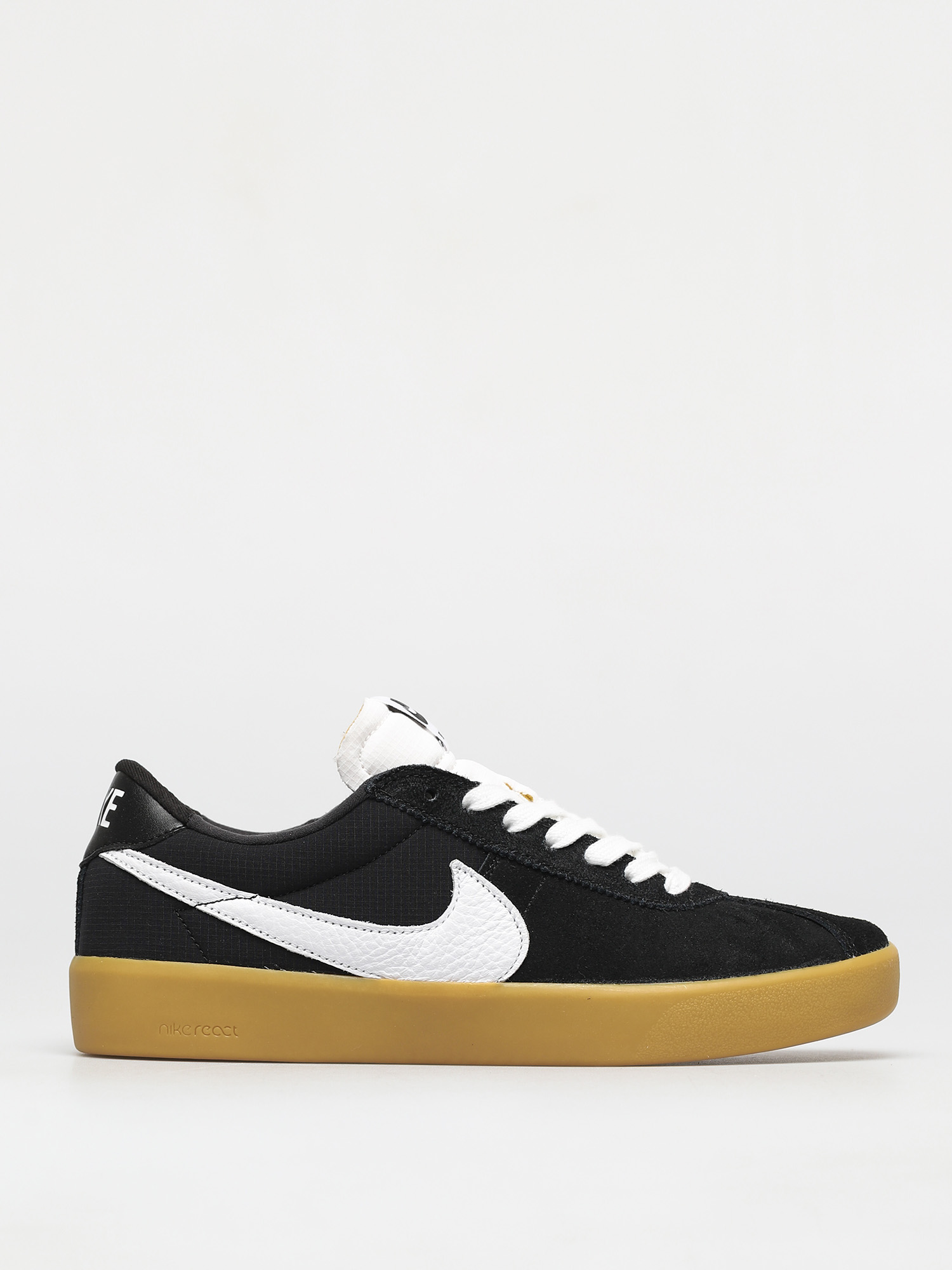 Nike SB Bruin React Schuhe (black/white black gum light brown)