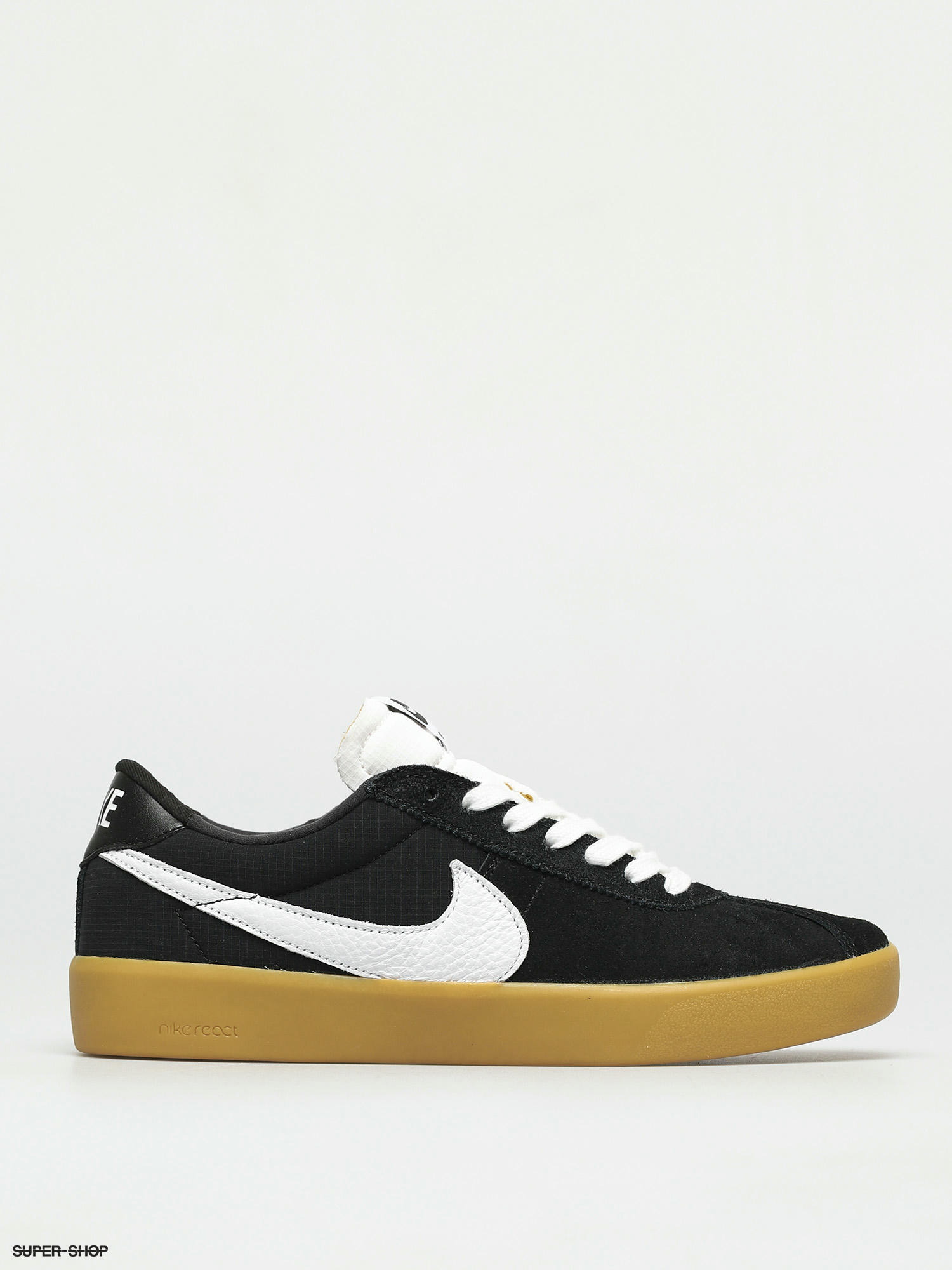 Nike sb bruin ultra shoes - black / white - gum light brown hotsell