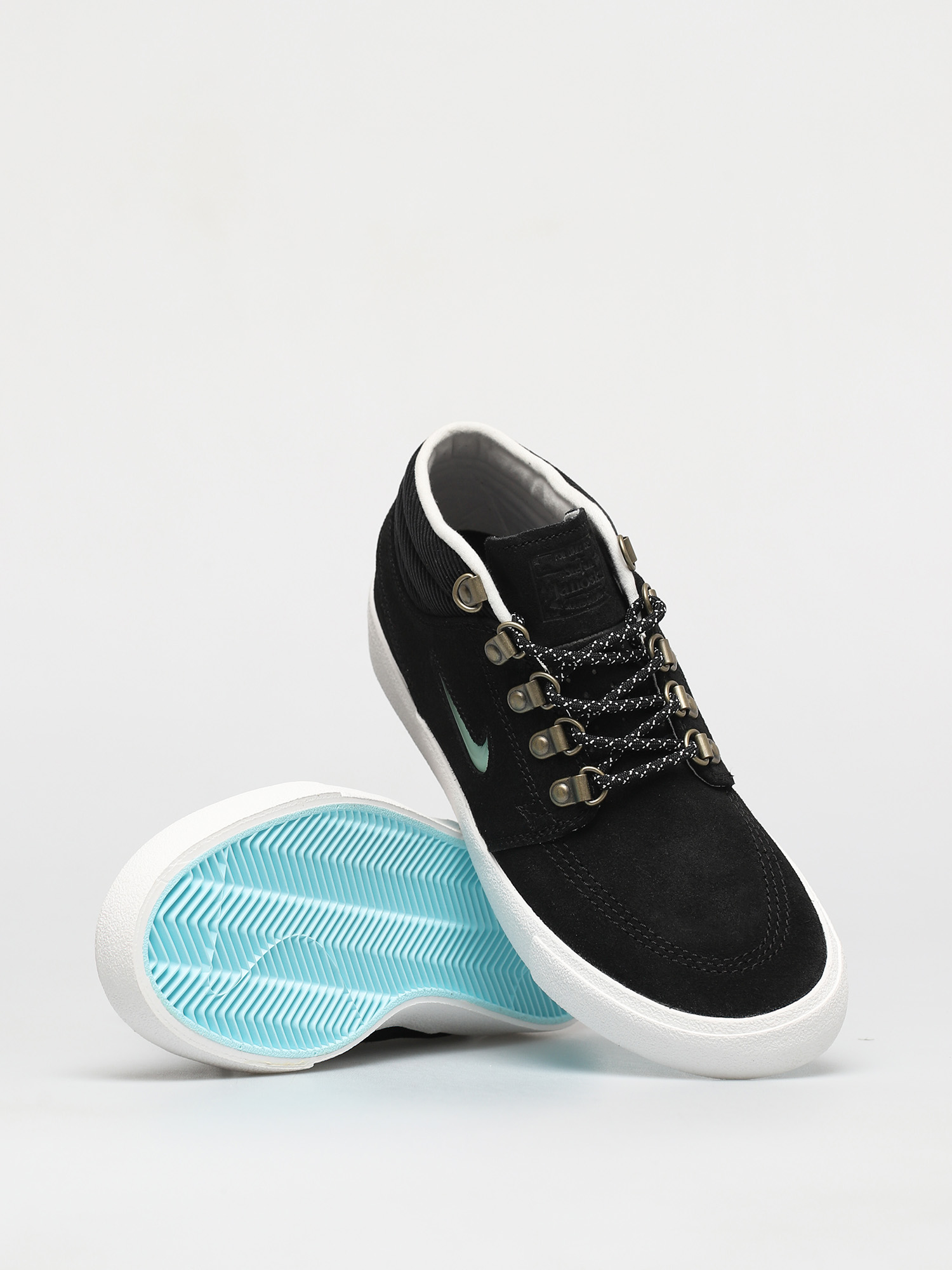 Nike SB Zoom Stefan Janoski Mid Premium Shoes (black/glacier ice black summit white)