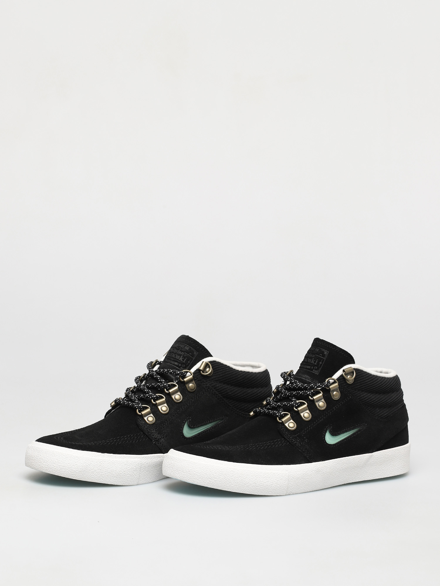 Nike SB Zoom Stefan Janoski Mid Premium Shoes (black/glacier ice black summit white)