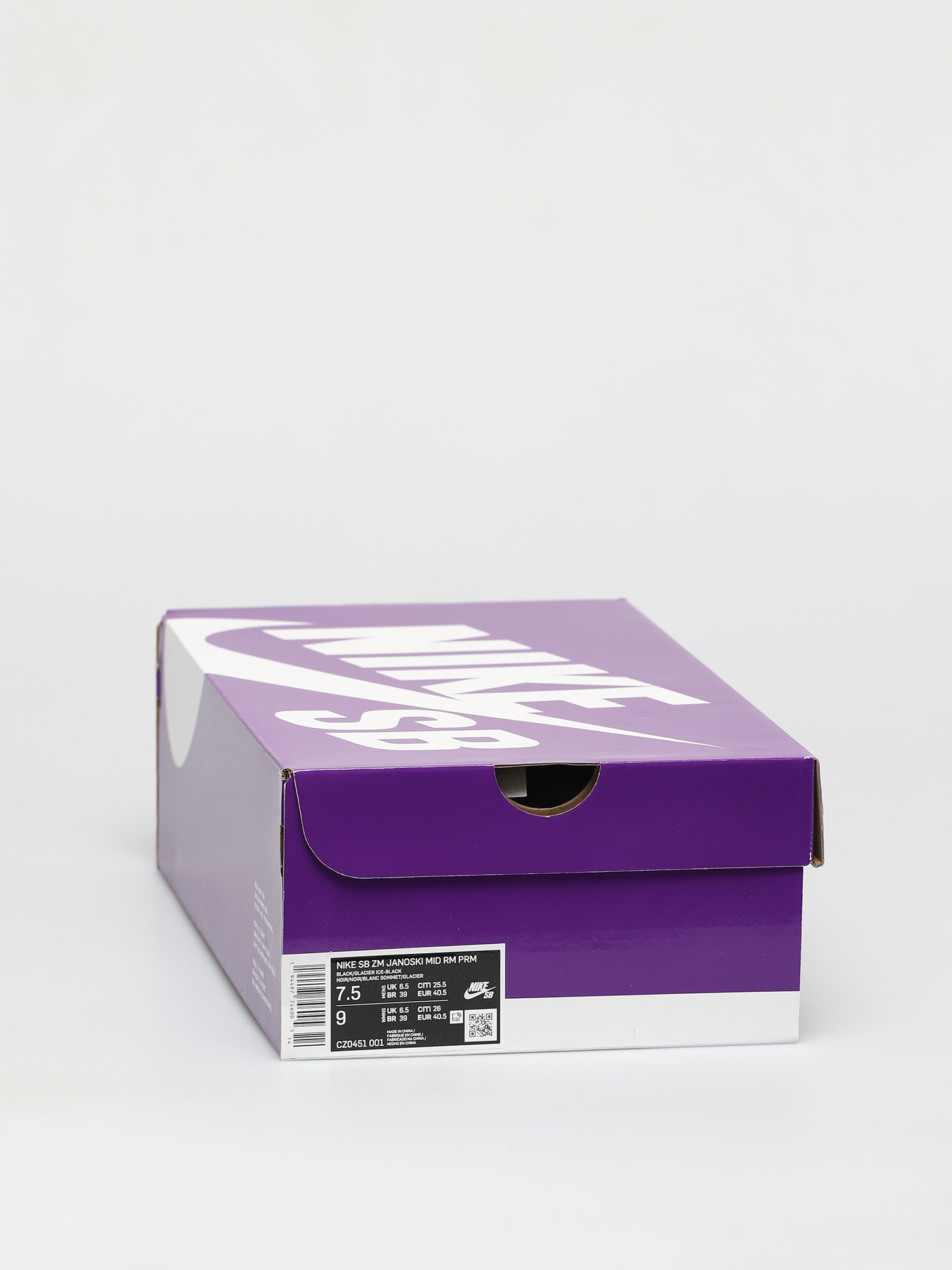 Nike SB Zoom Stefan Janoski Mid Premium Shoes (black/glacier ice black summit white)