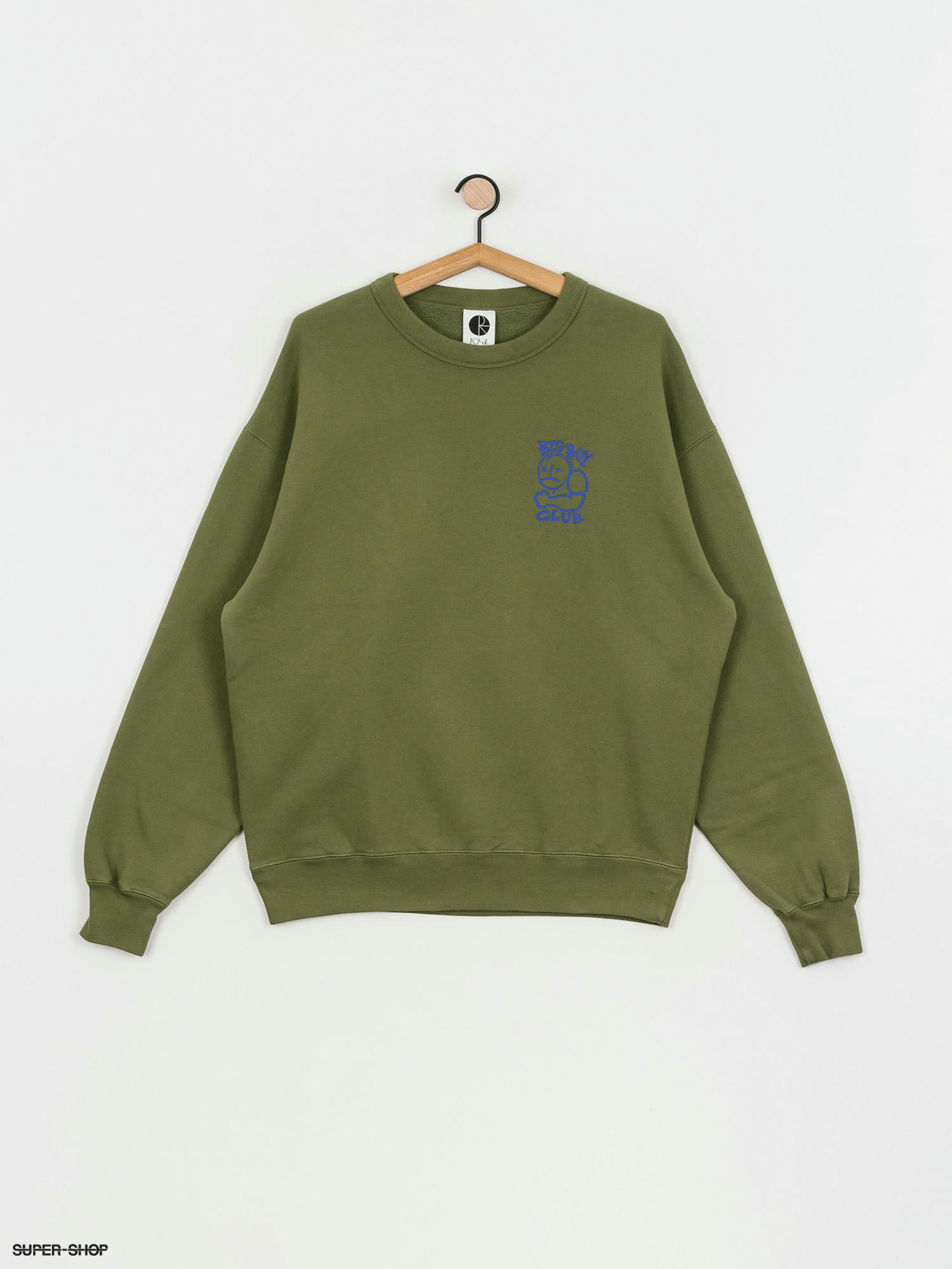 Polar Skate Big Boy Club Crew Sweatshirt (army green)