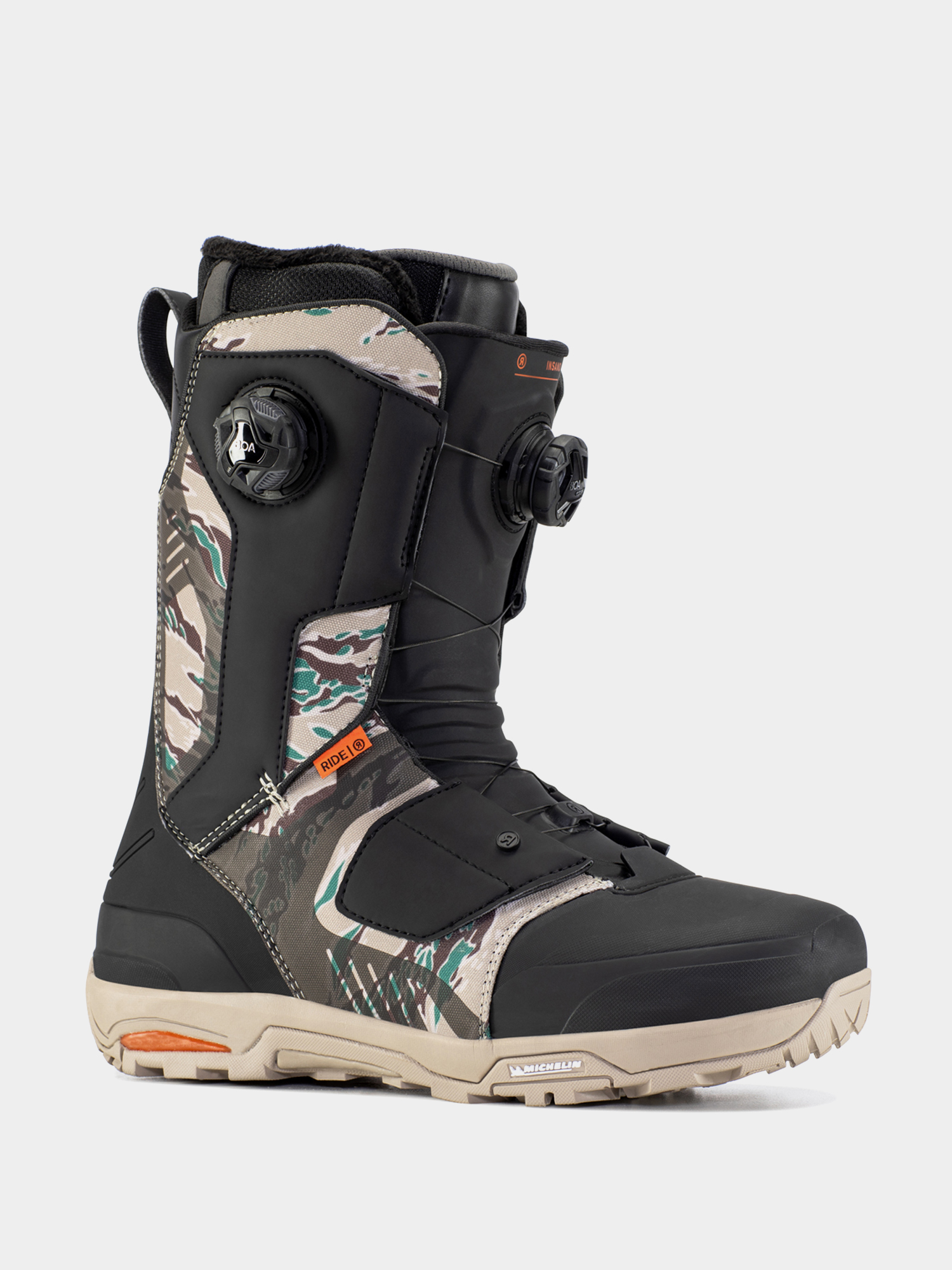 Mens Ride Insano Snowboard boots (tiger camo)