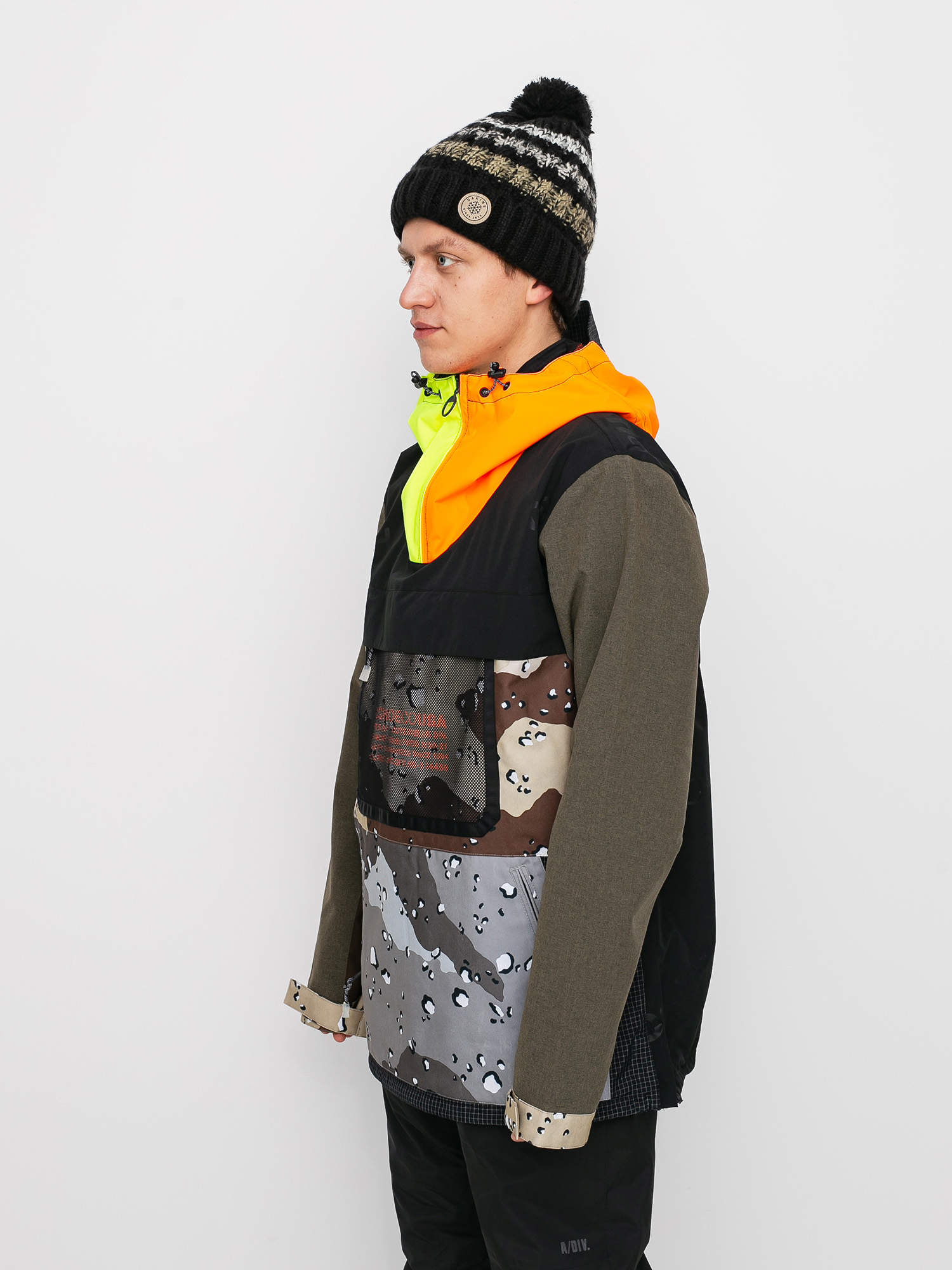 Mens DC Asap Anorak Se Snowboard jacket (repurpose multi camo/opticool)