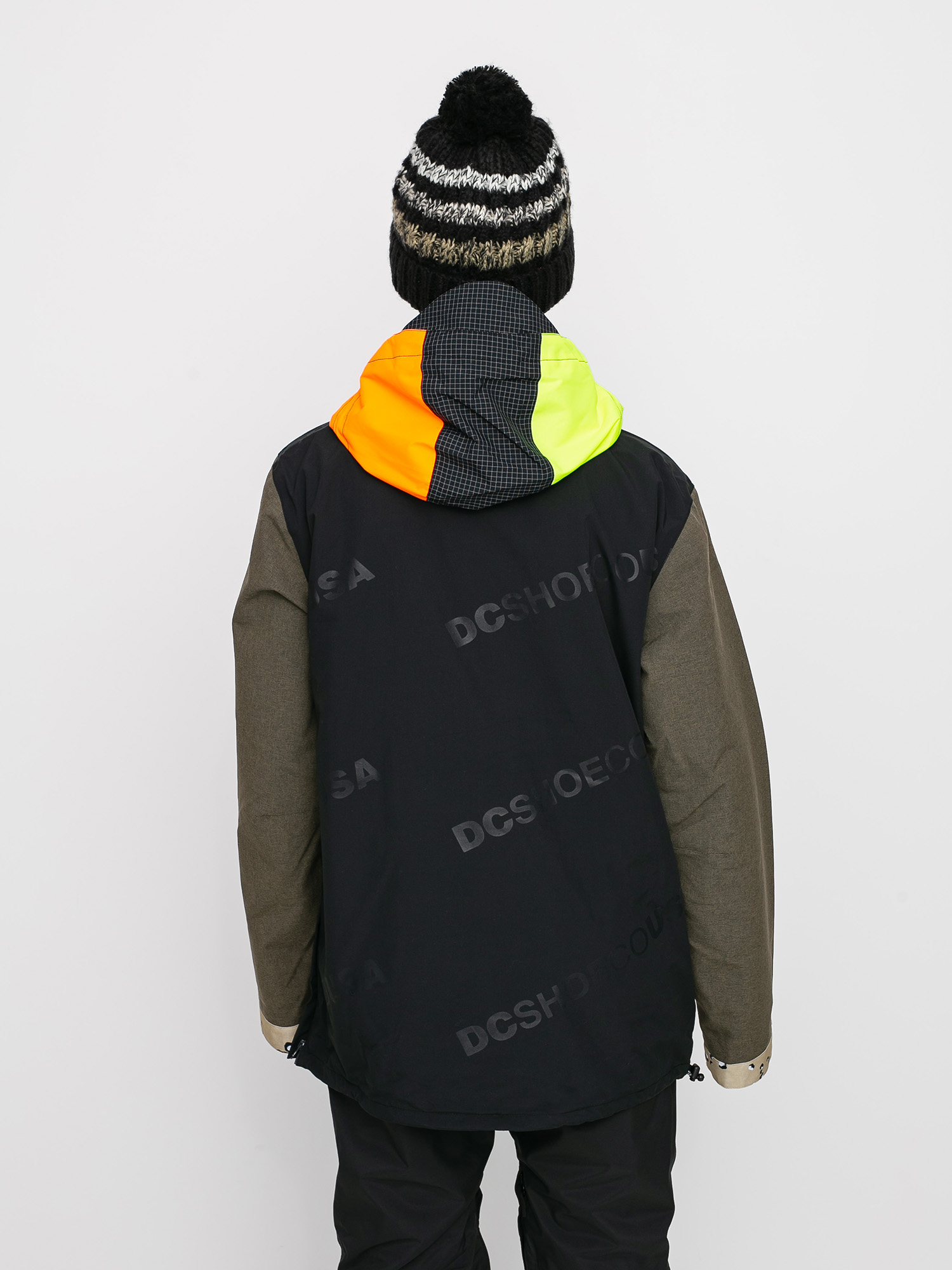 Mens DC Asap Anorak Se Snowboard jacket (repurpose multi camo/opticool)