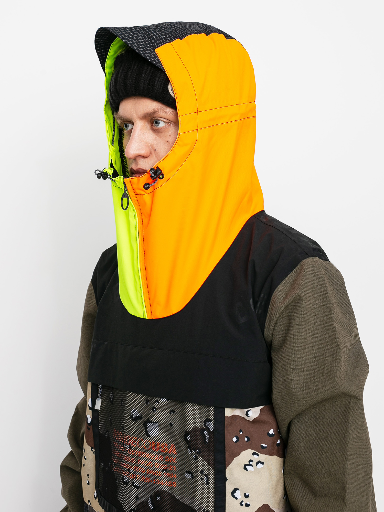 Mens DC Asap Anorak Se Snowboard jacket (repurpose multi camo/opticool)