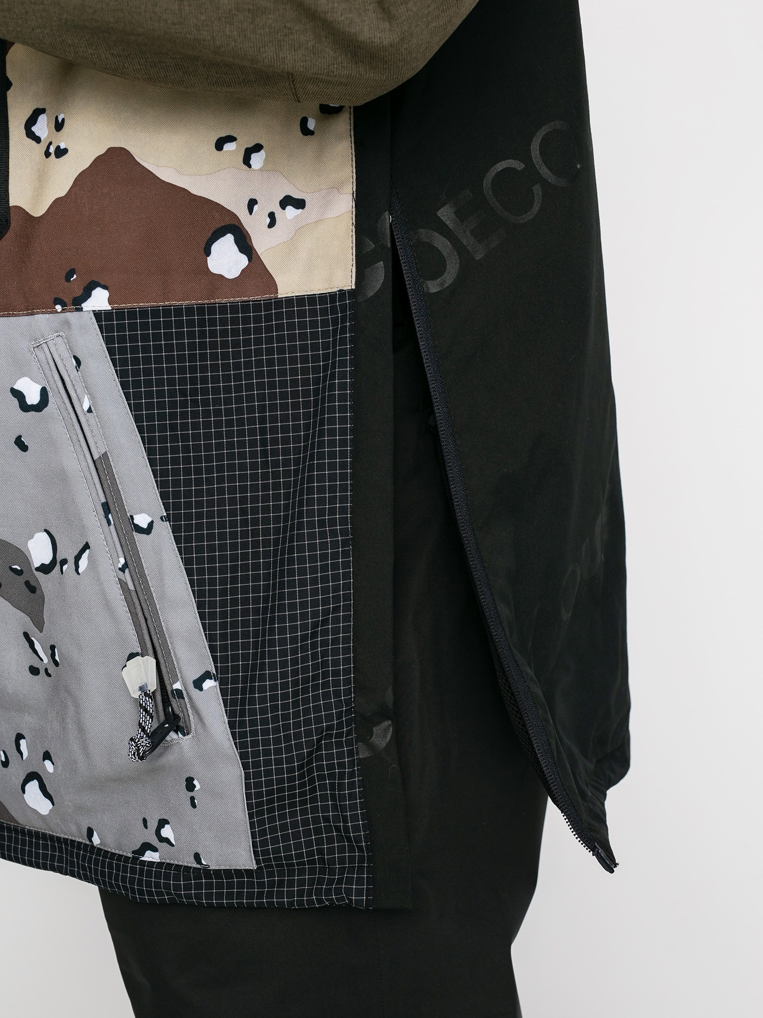 Mens DC Asap Anorak Se Snowboard jacket (repurpose multi camo/opticool)