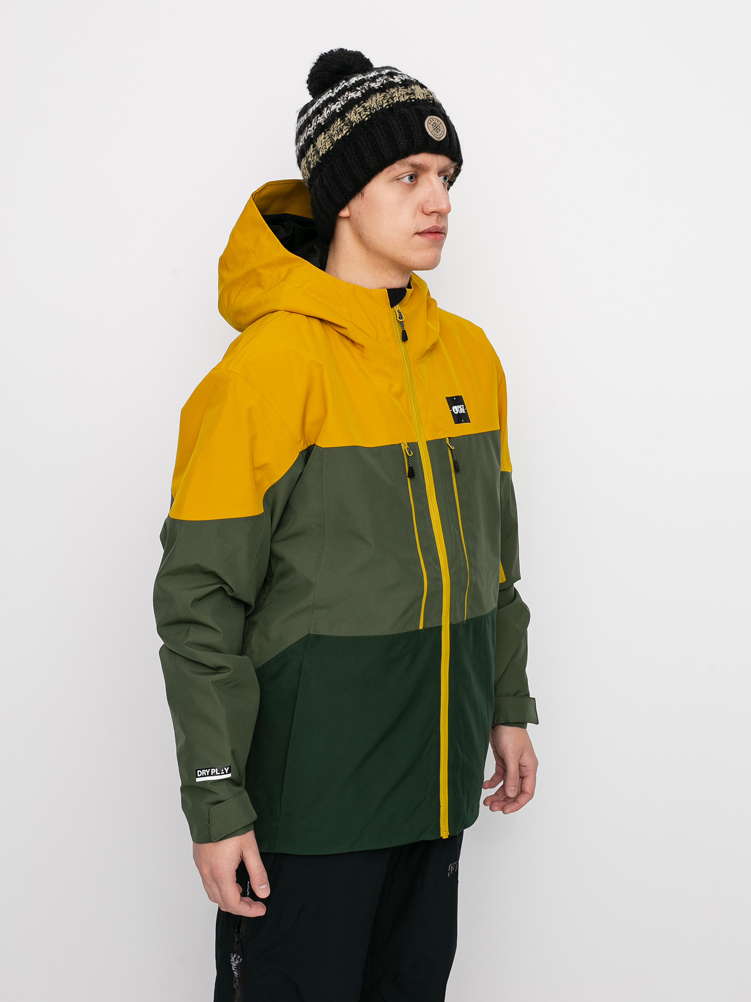 forest green snowboard jacket