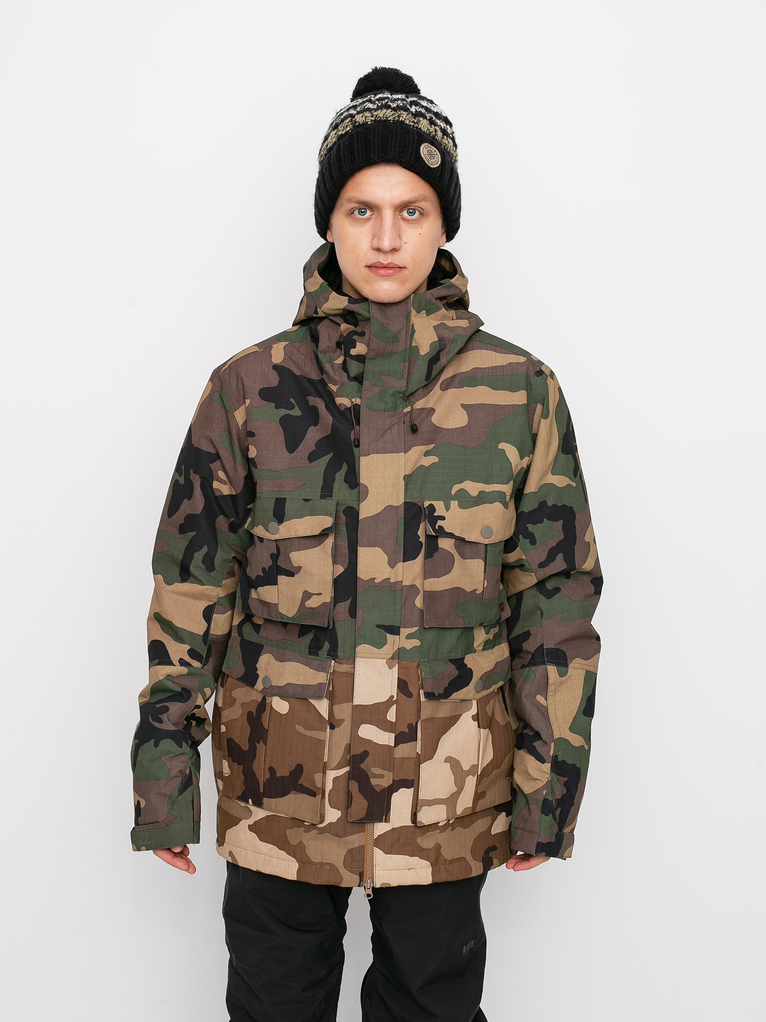 Mens Billabong Adversary Snowboard jacket (woodland camo)