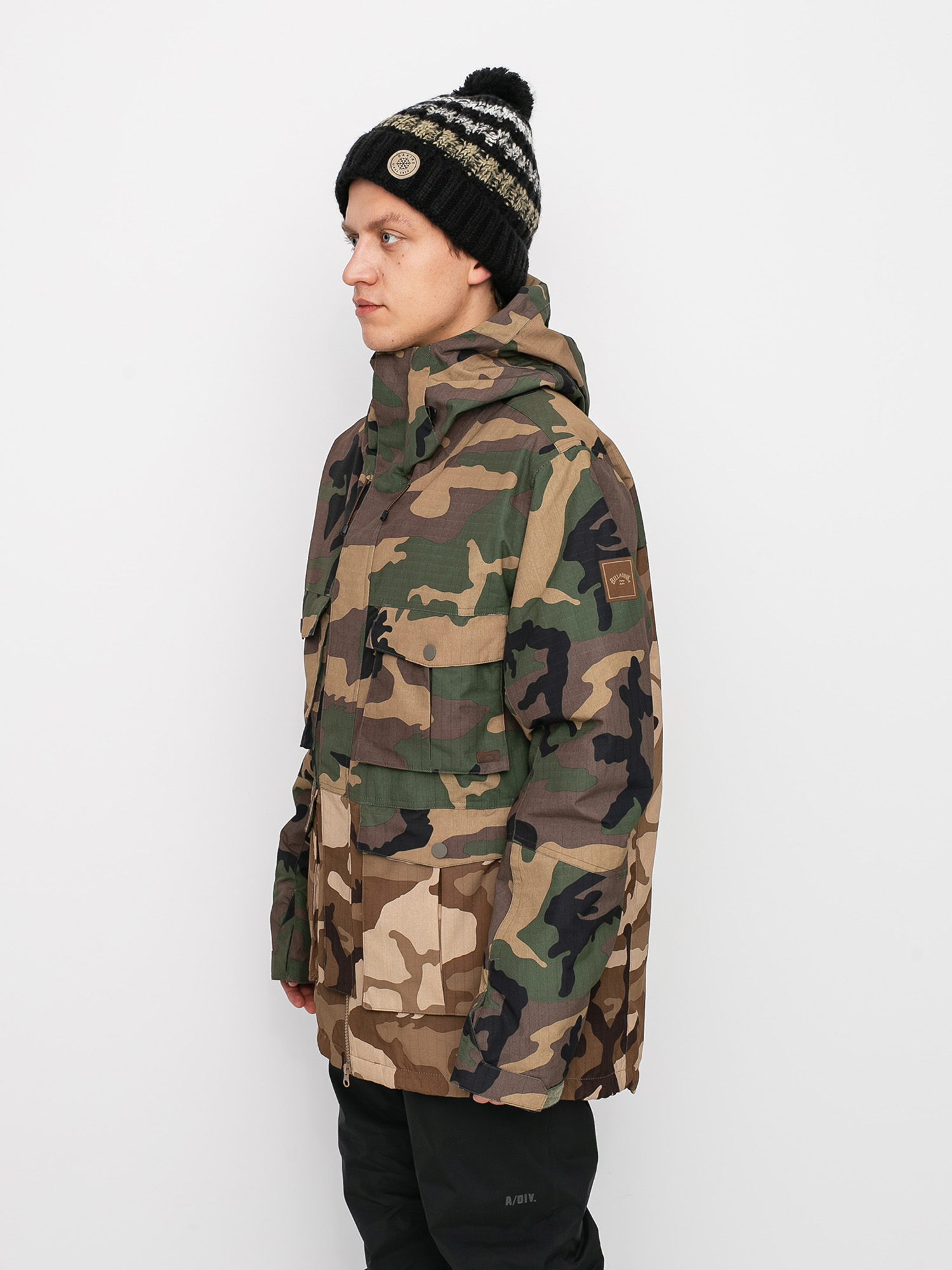 Mens Billabong Adversary Snowboard jacket (woodland camo)