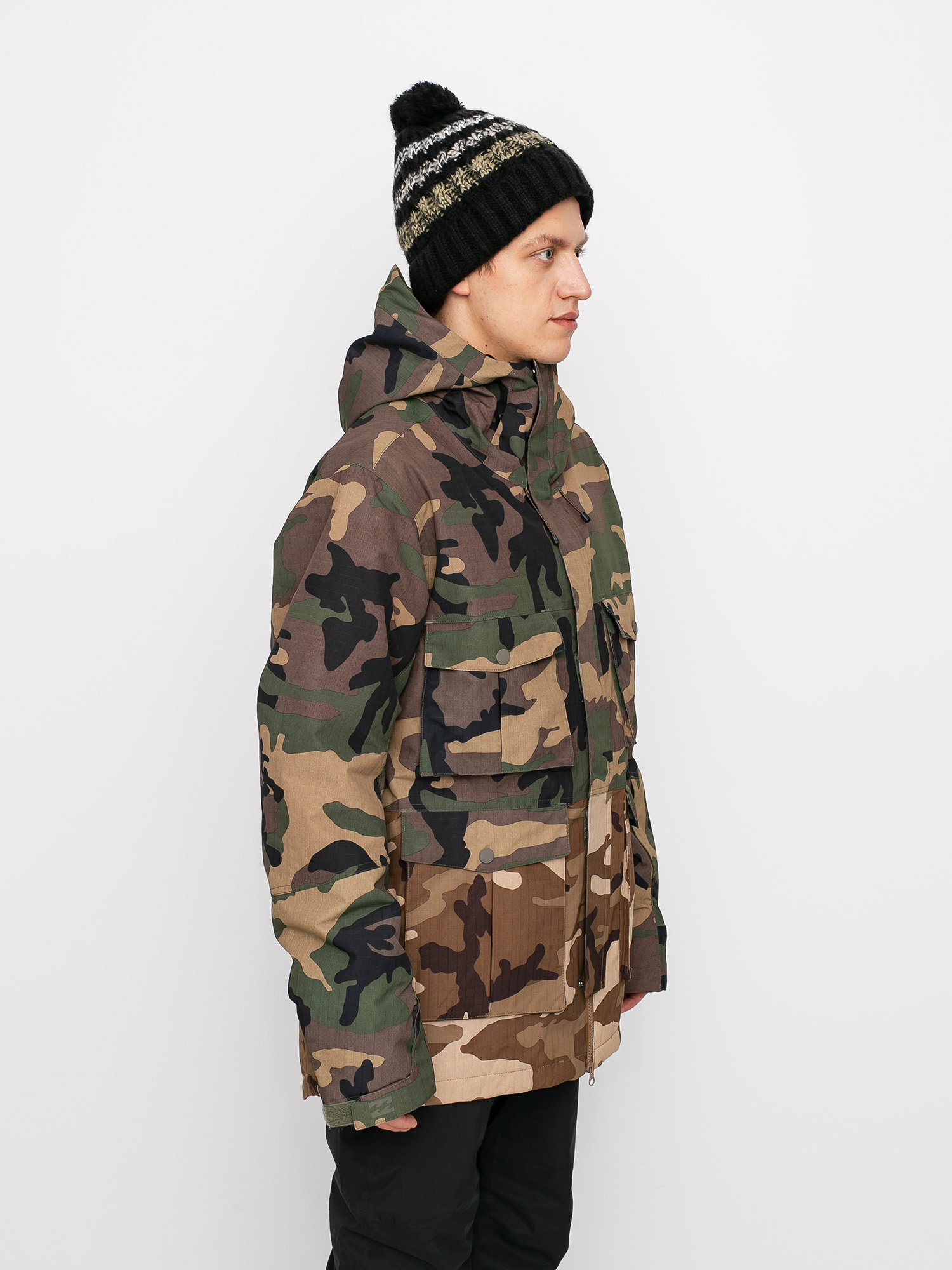 Mens Billabong Adversary Snowboard jacket (woodland camo)