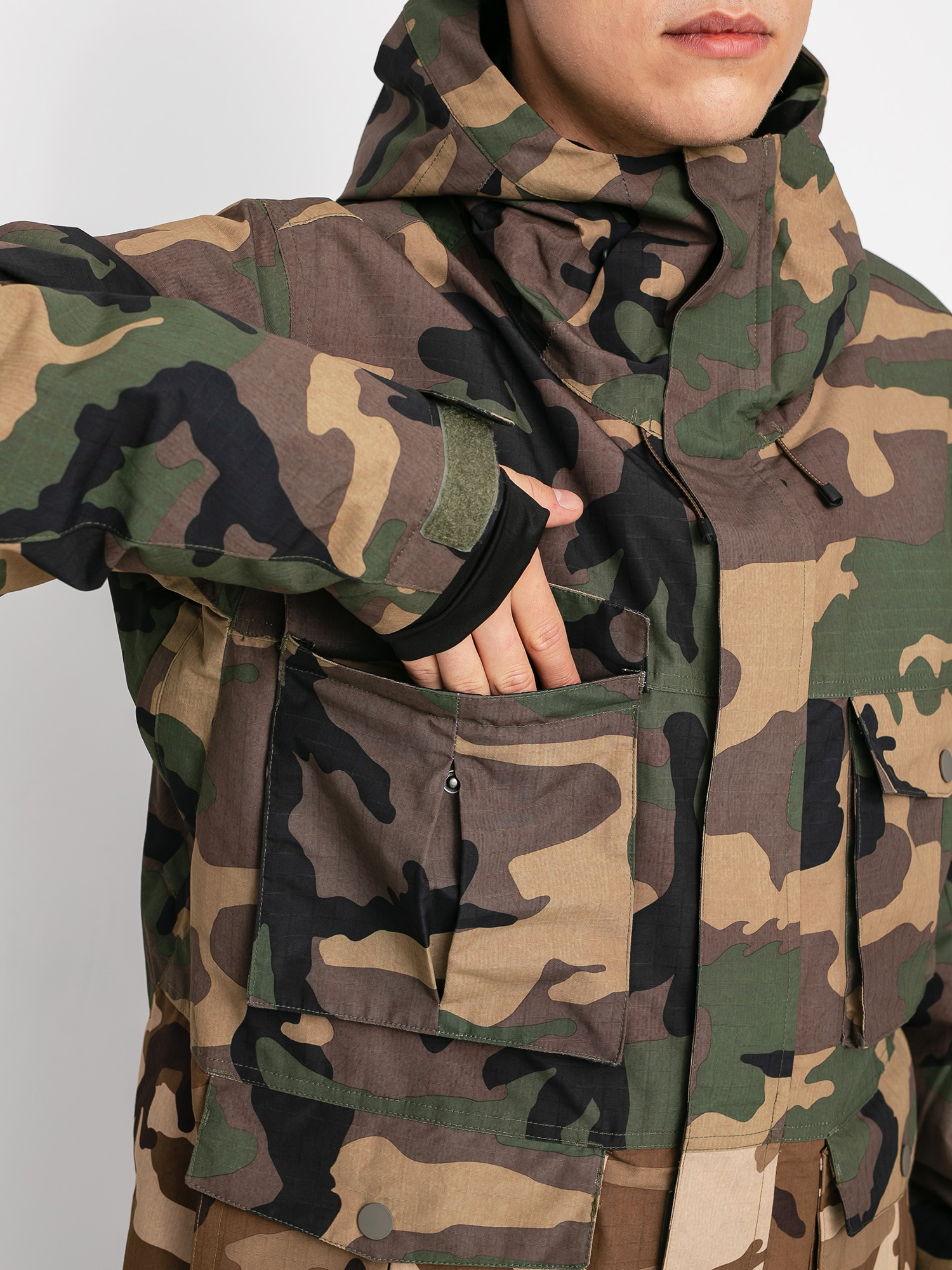 Mens Billabong Adversary Snowboard jacket (woodland camo)