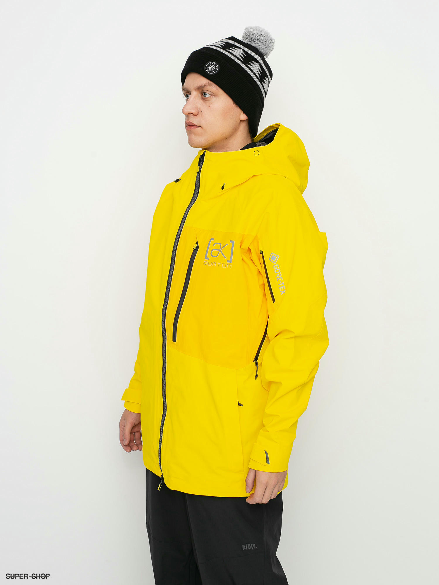 Mens Burton Ak Gore Tex Cyclic Snowboard jacket cyber yellow spectra yellow