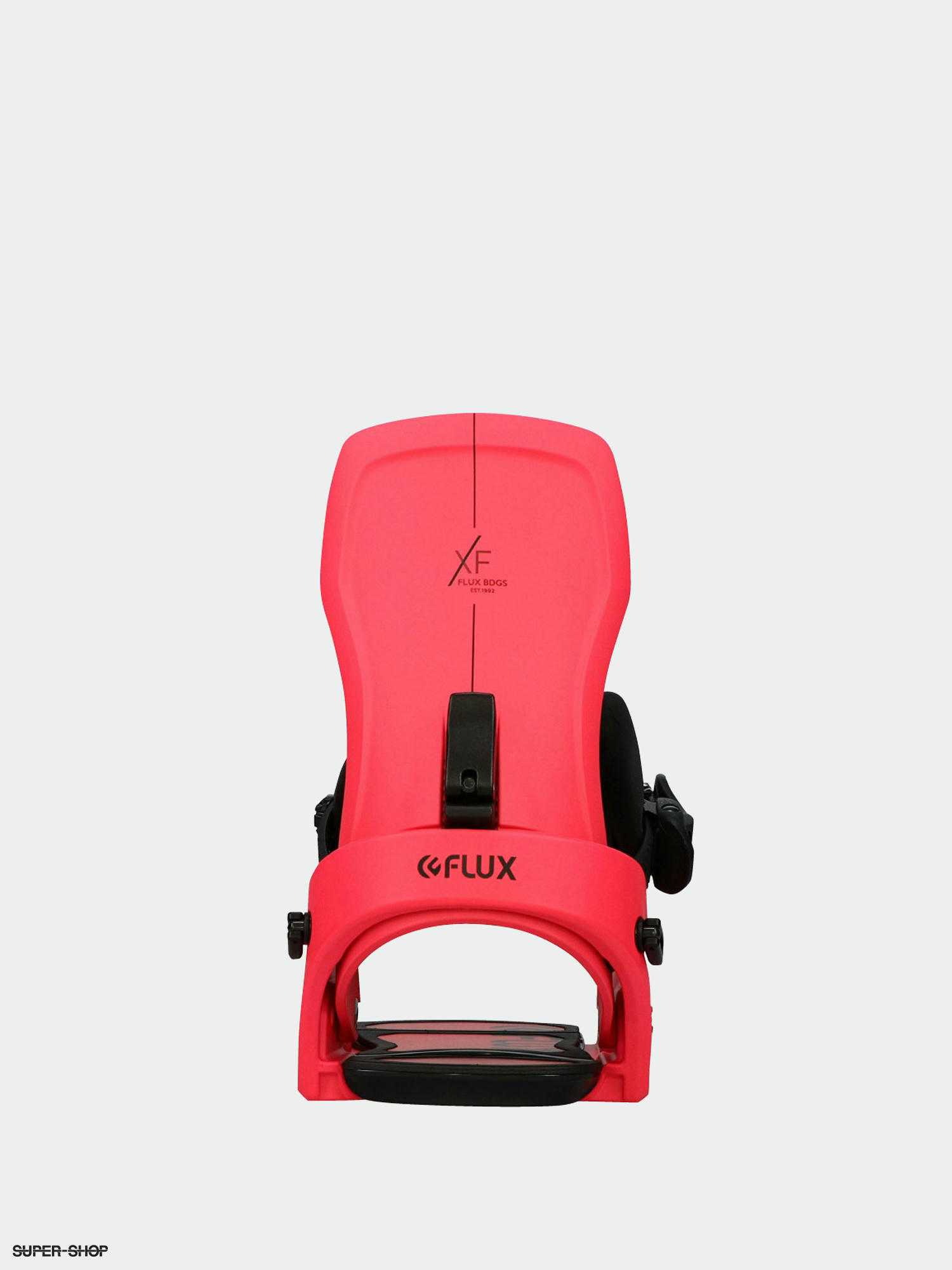 Mens Flux XF Snowboard bindings (neon red)