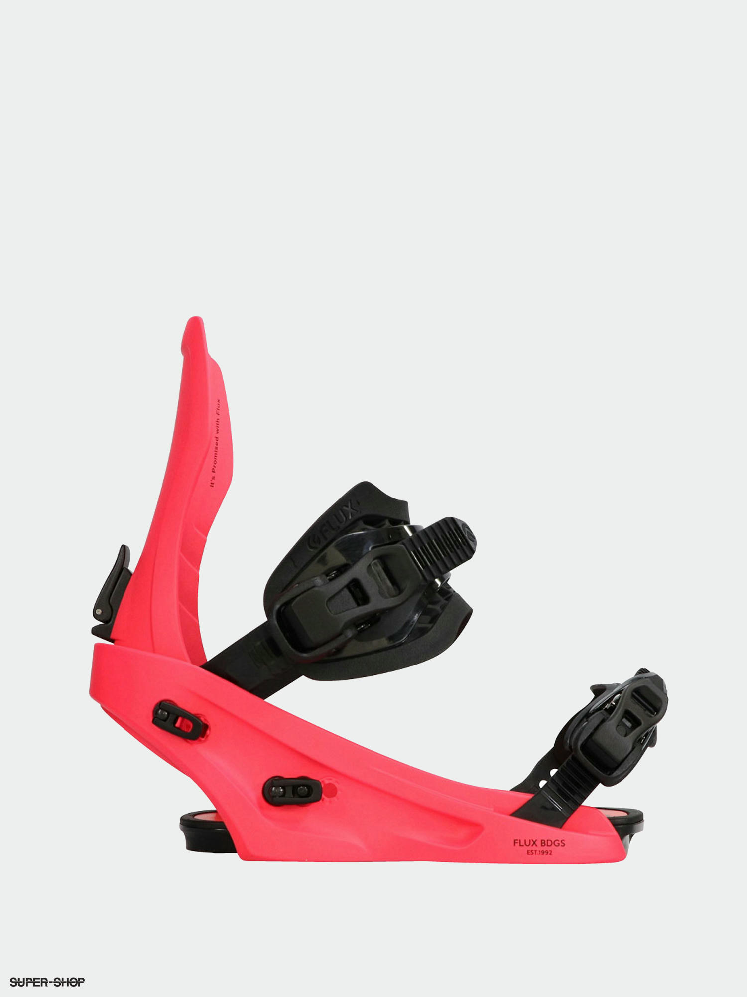 Flux XF Snowboard bindings (neon red)