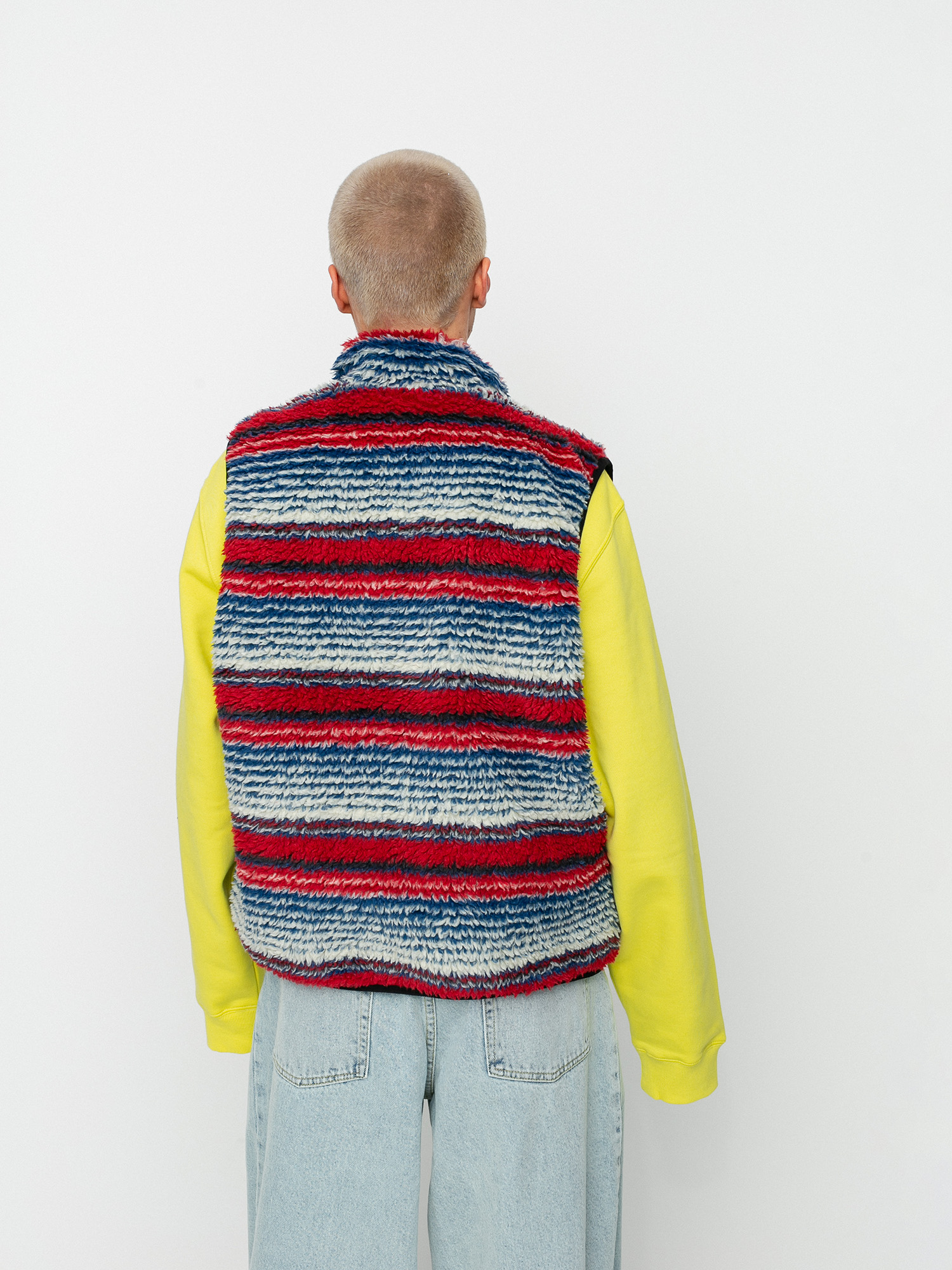 Stussy Striped Sherpa Jacket (multi)