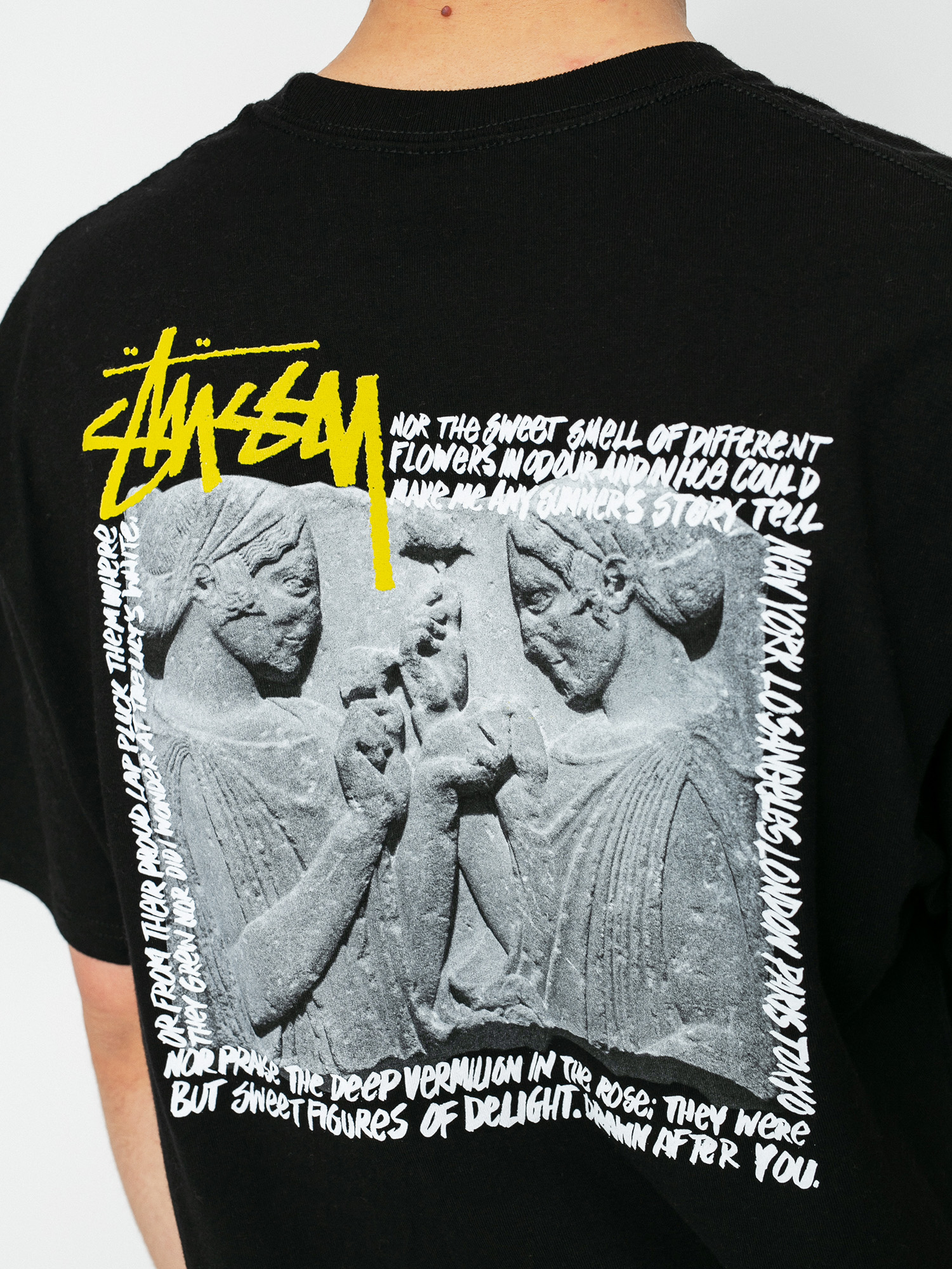 balenciaga t shirt black and white