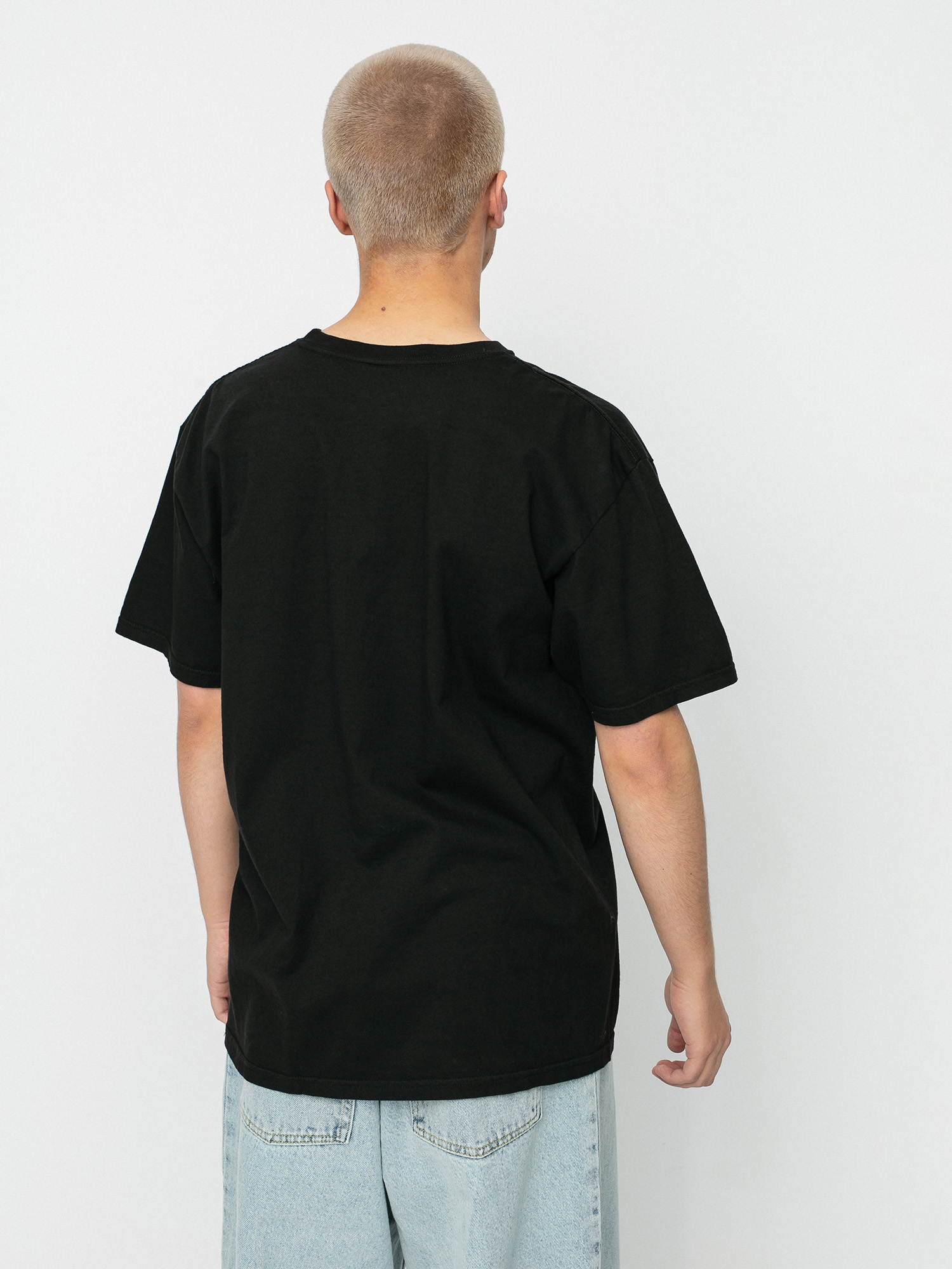 Stussy 80 Rose Pig. Dyed T-Shirt (black)