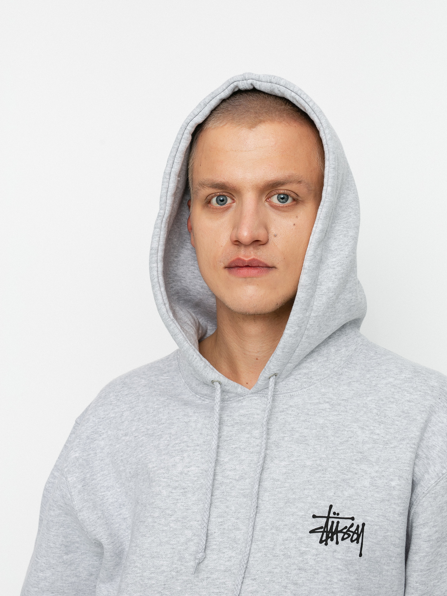 Stussy Basic HD Hoodie (ash heather)