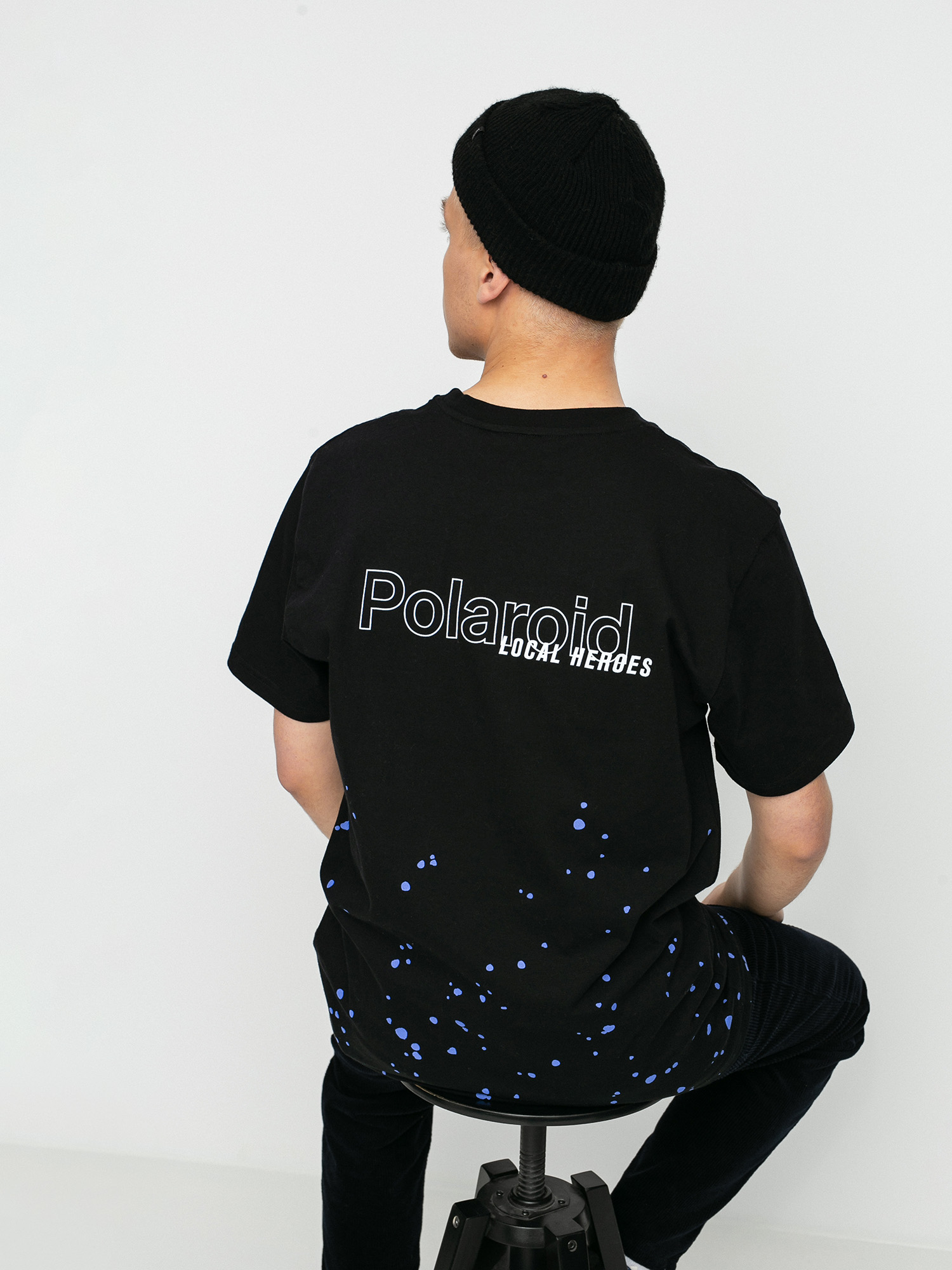 Local Heroes X Polaroid Spray T-shirt (black)