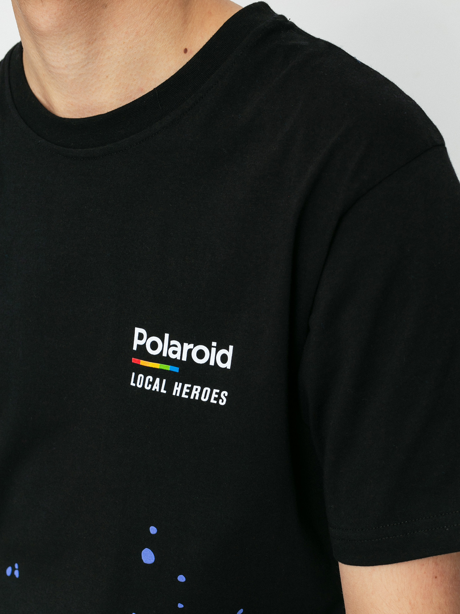 Local Heroes X Polaroid Spray T-shirt (black)