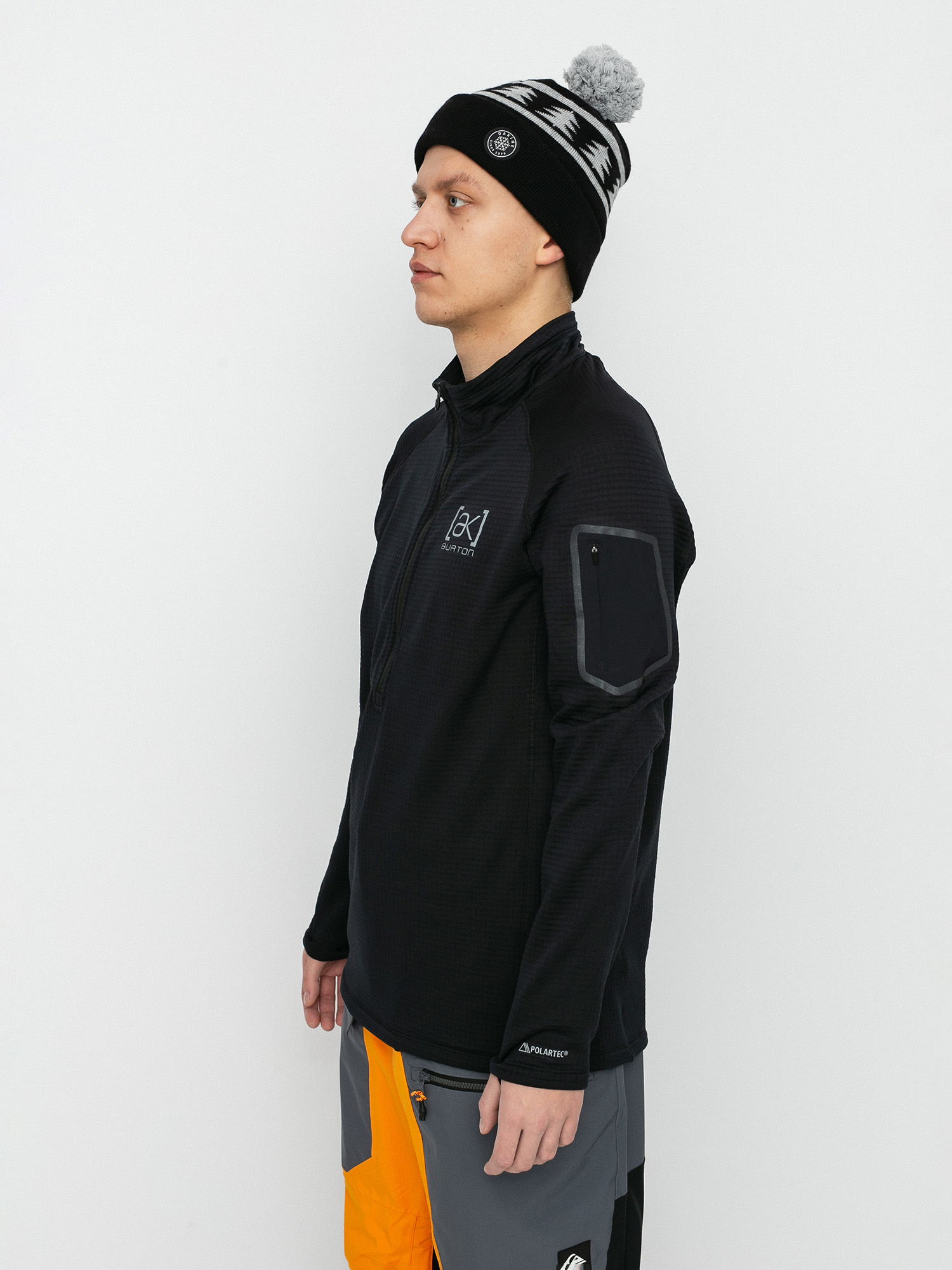 burton half zip jacket