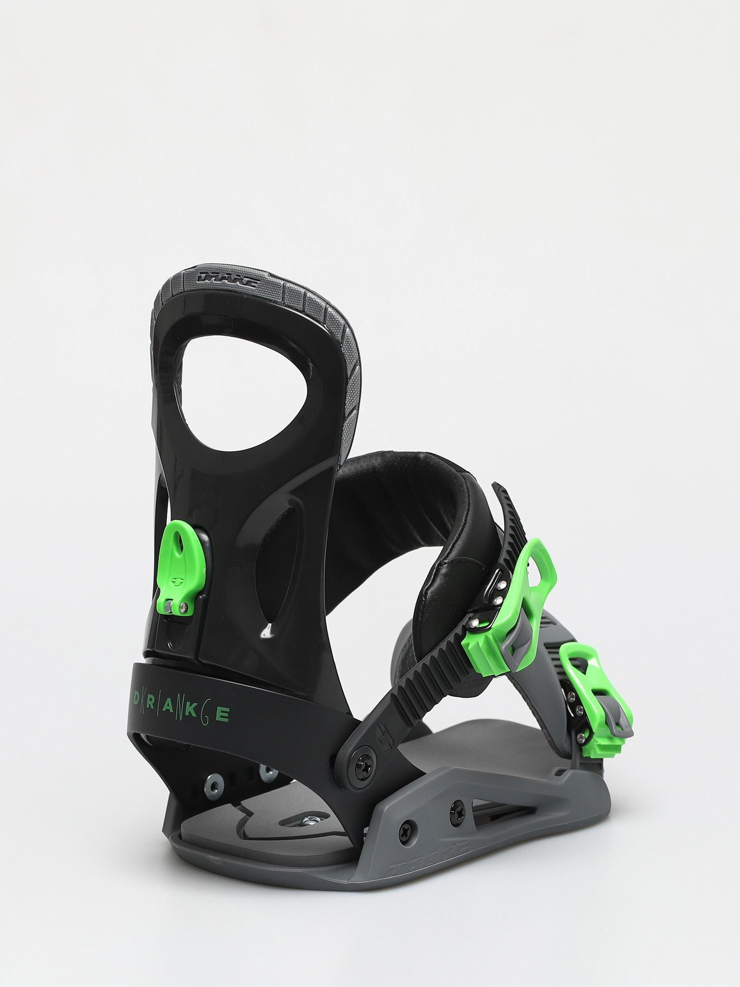 Drake King Smu Snowboard bindings - black (neon green/black)