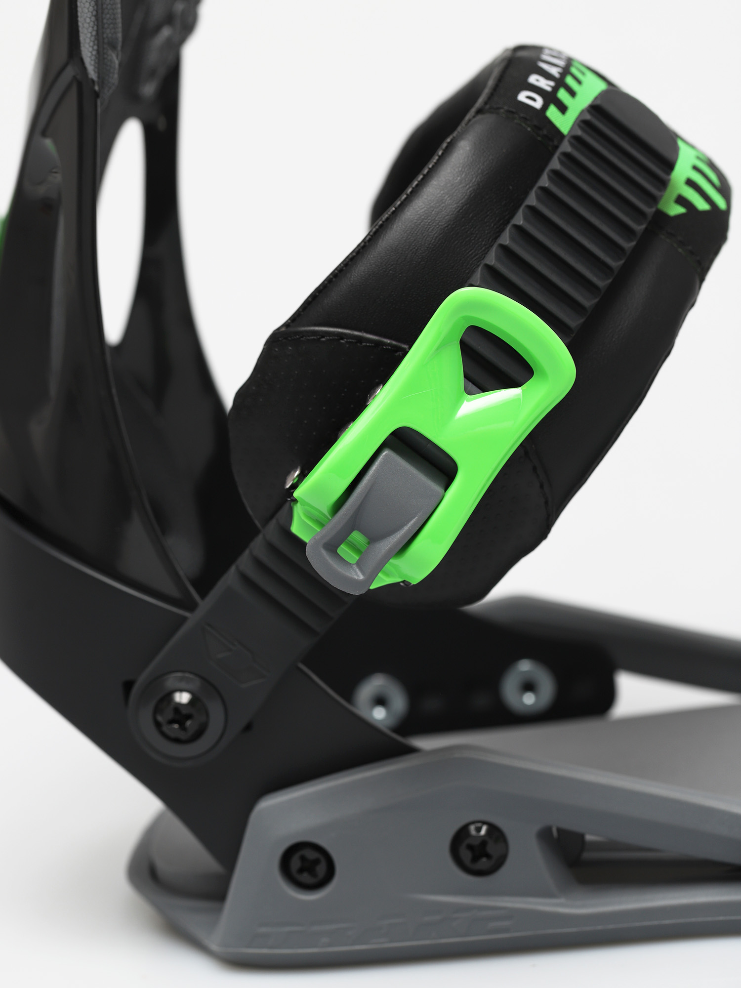 neon green snowboard bindings