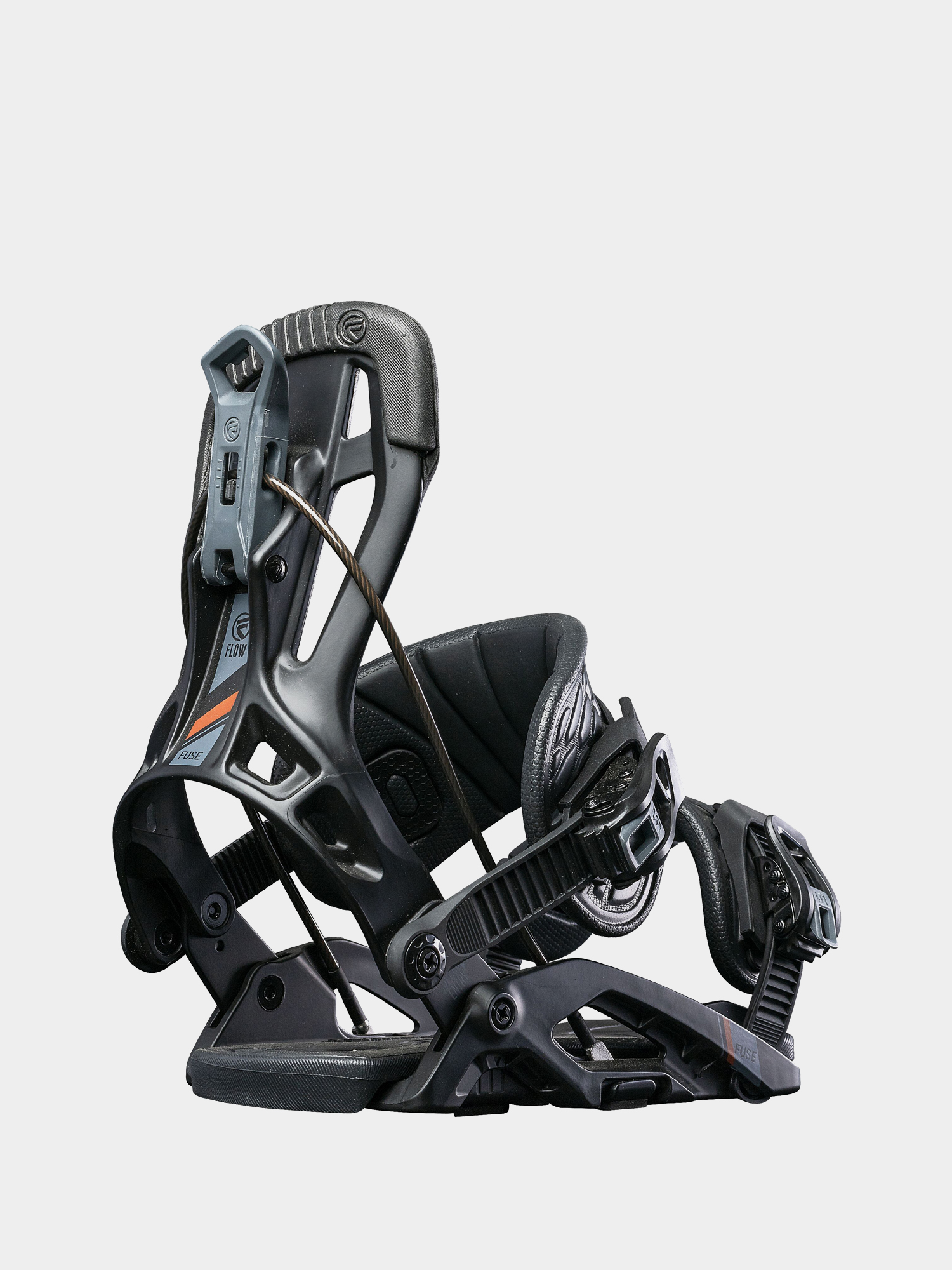 Mens Flow Fuse Snowboard bindings (black)