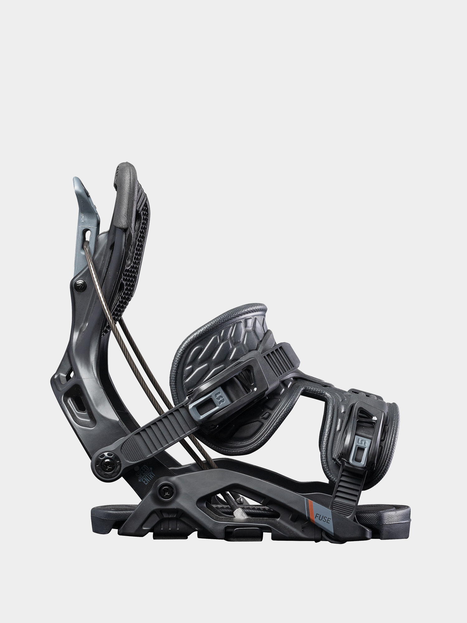 Mens Flow Fuse Snowboard bindings (black)