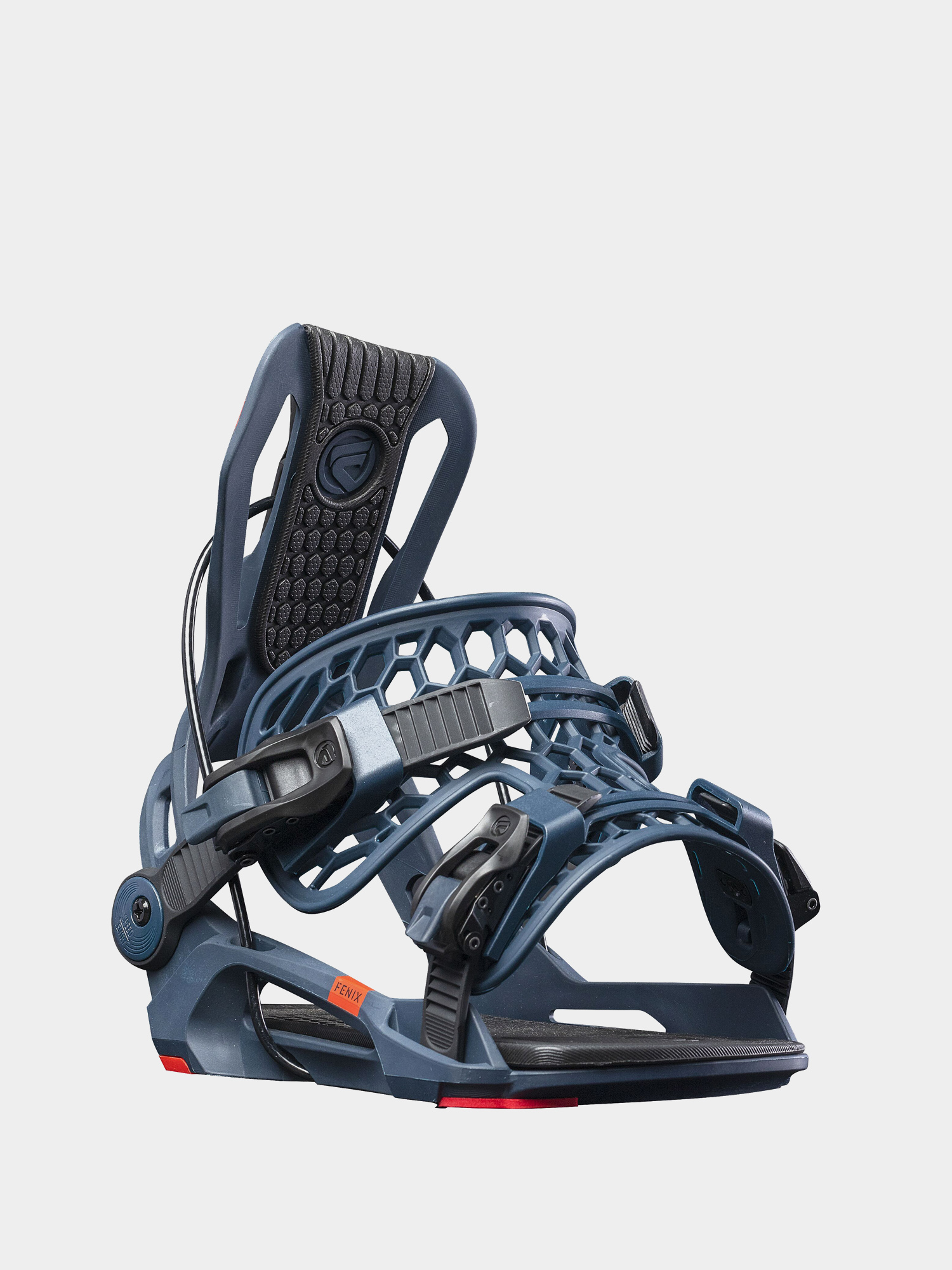 Flow Fenix Snowboard bindings - navy blue (petrol/red)