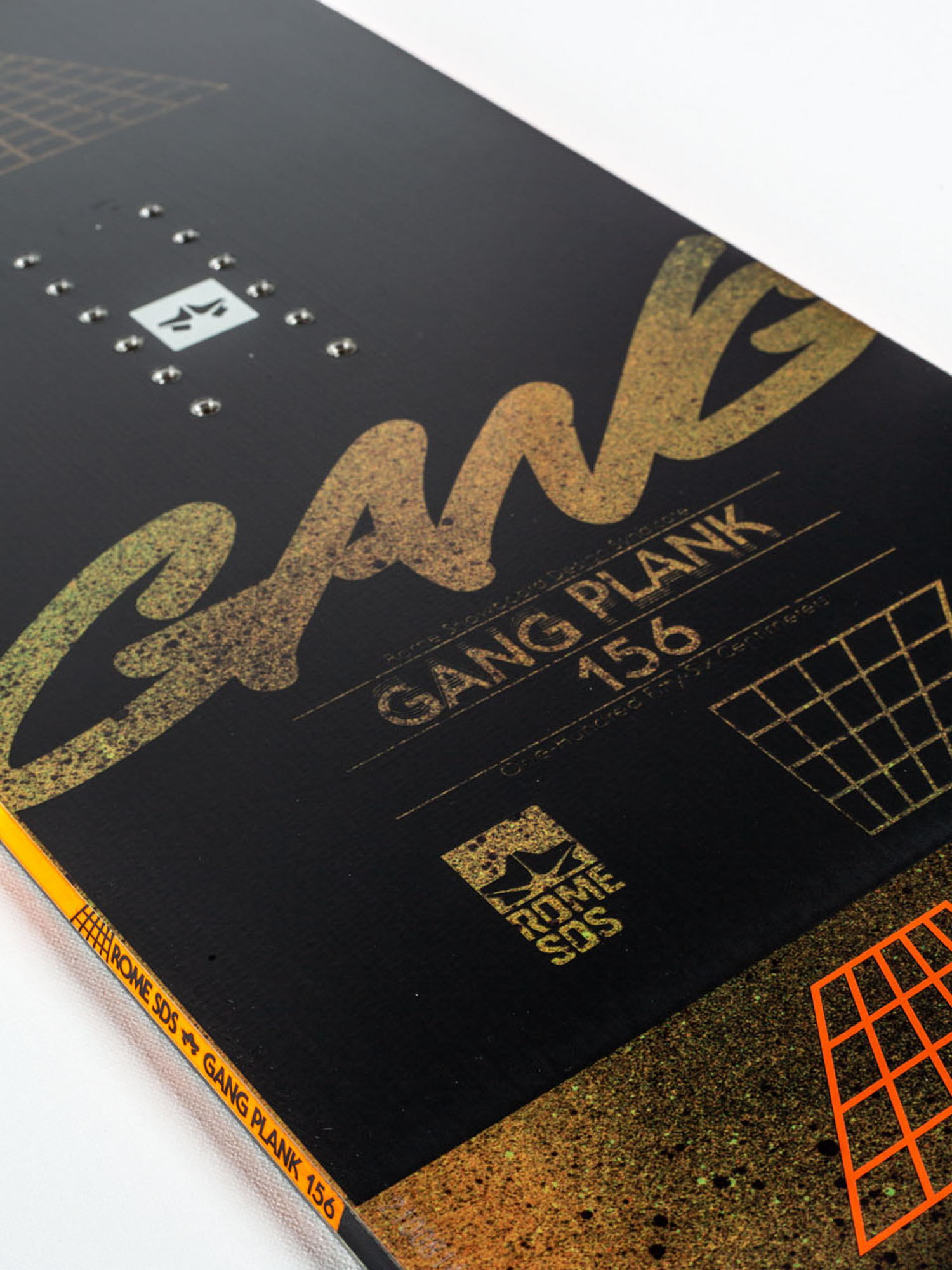 Rome Gang Plank Snowboard - black (black/white) Rome Gang Plank Snowboard - black (black/white)