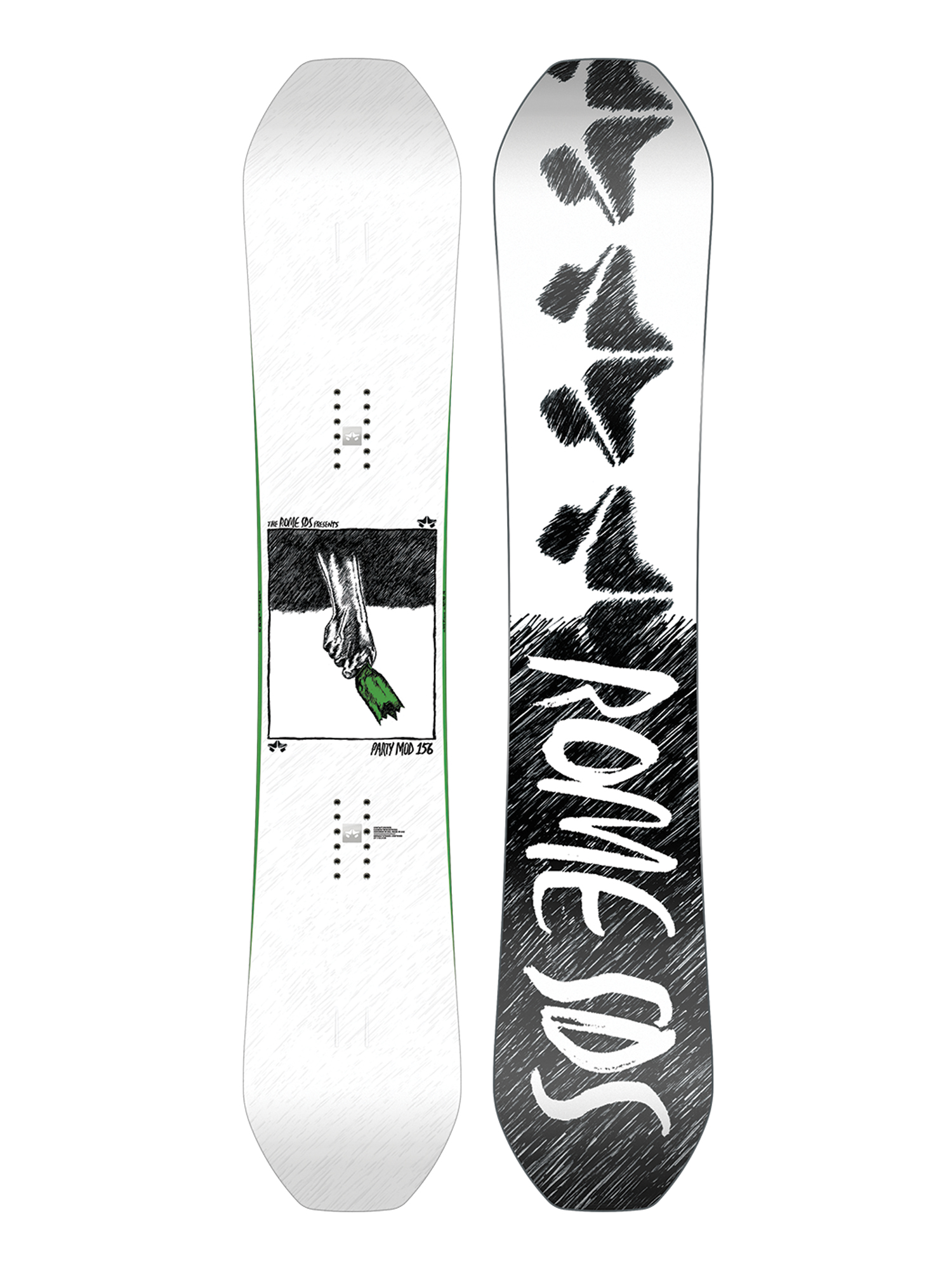 Mens Rome Party Mod Snowboard 