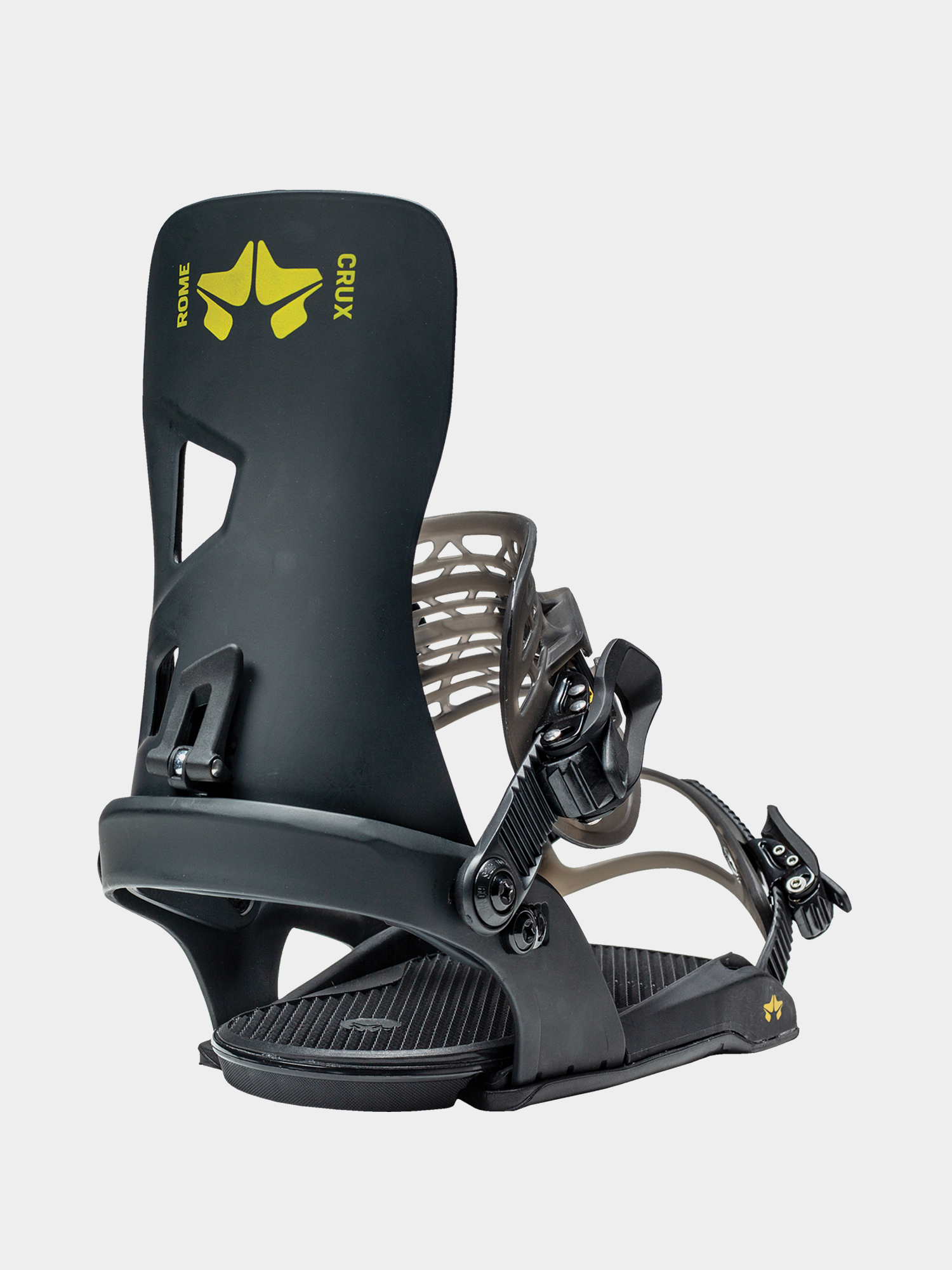 rome crux snowboard bindings 2020 2023 lightweight binding with a great flex design Rome Crux Snowboard Bindings, L/XL