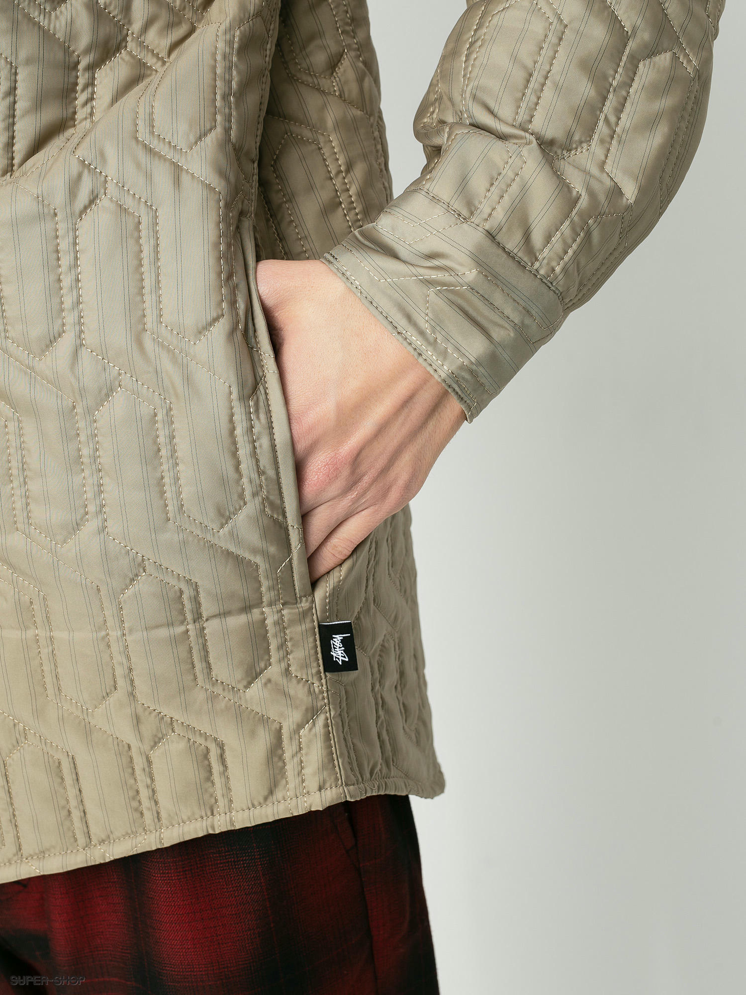 Stussy Quilted Insulated Shirt (beige)