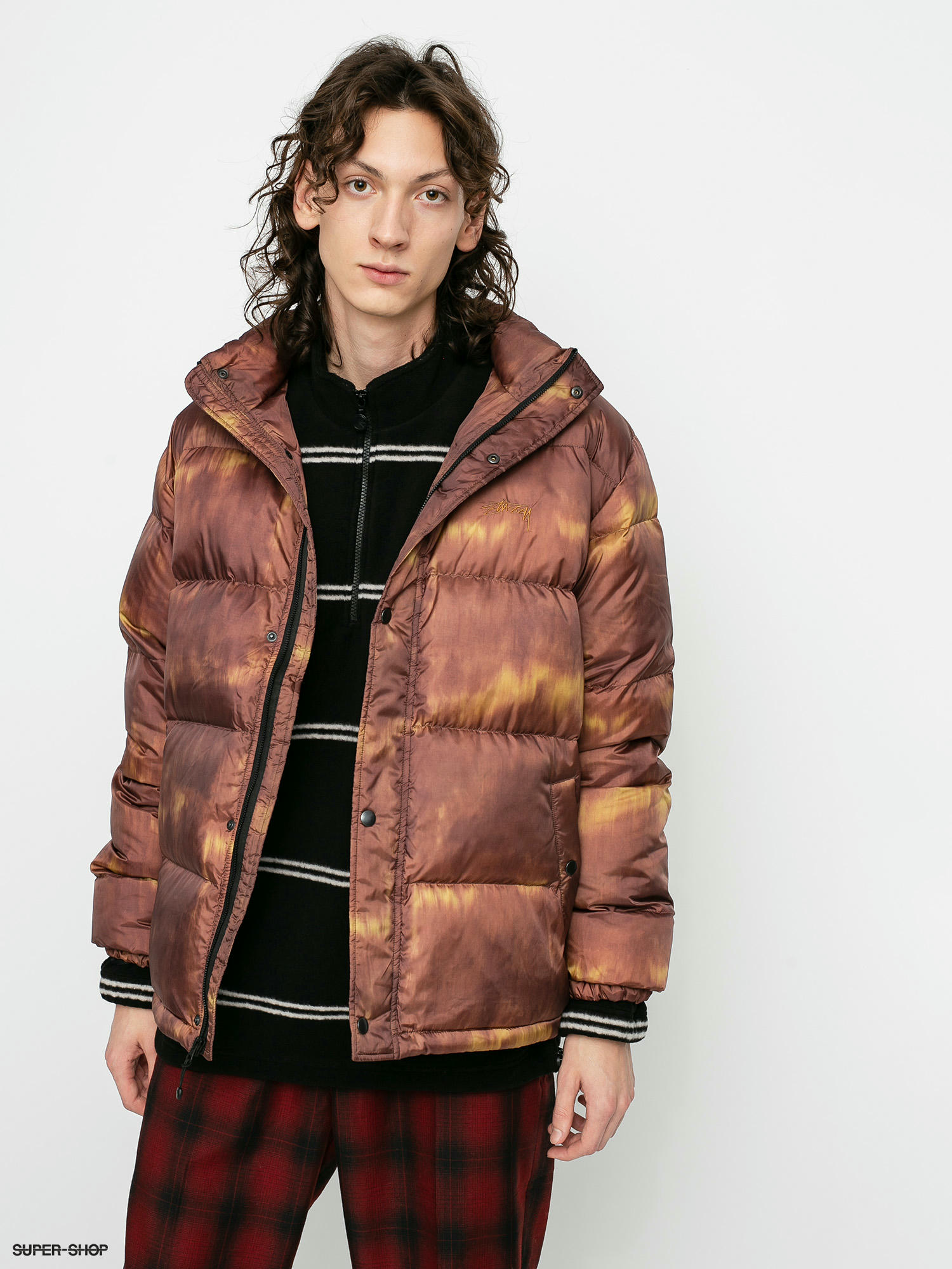 Stussy Aurora Puffer Jacket (brown)