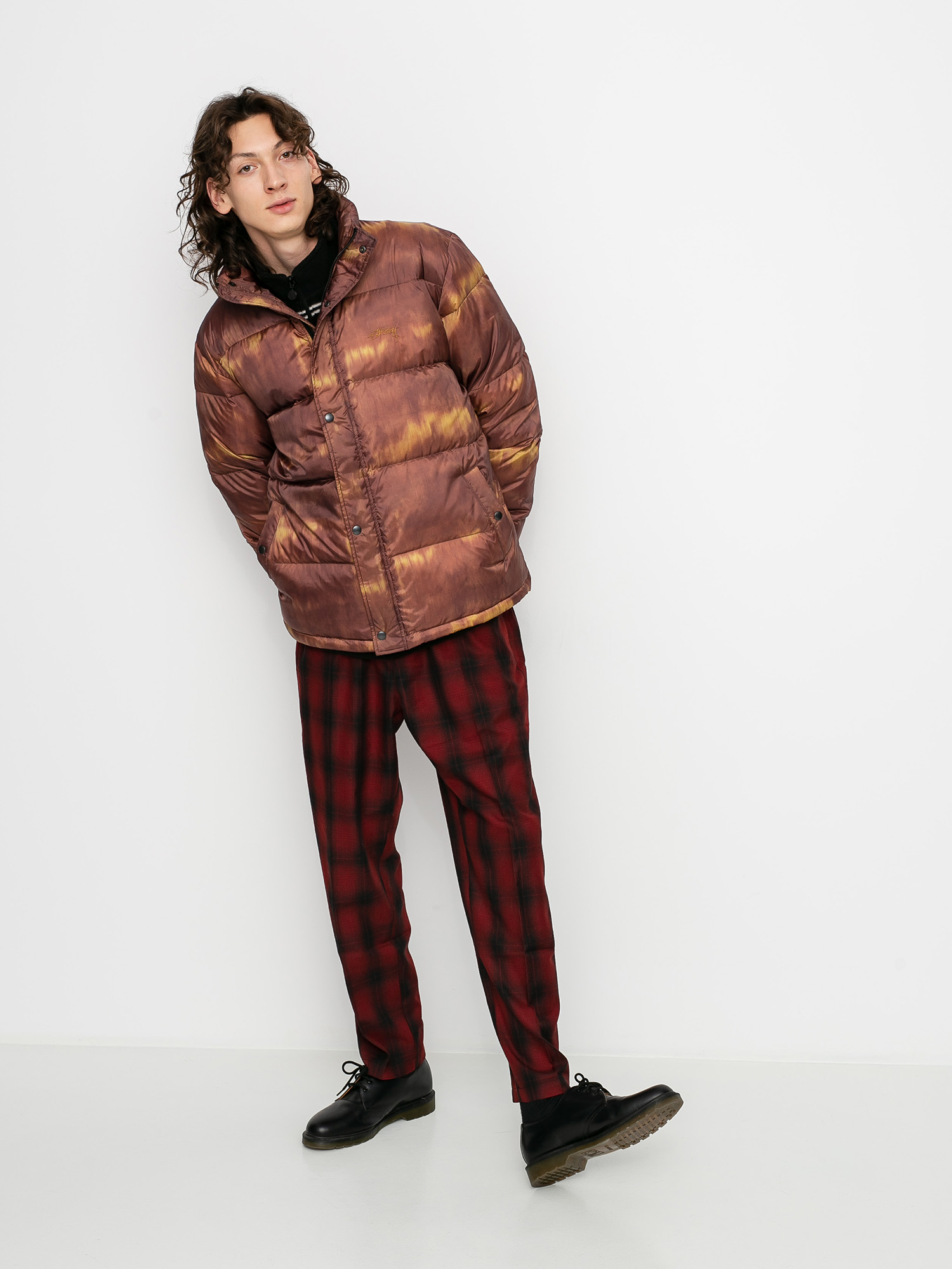 Stussy Aurora Puffer Jacke (brown)