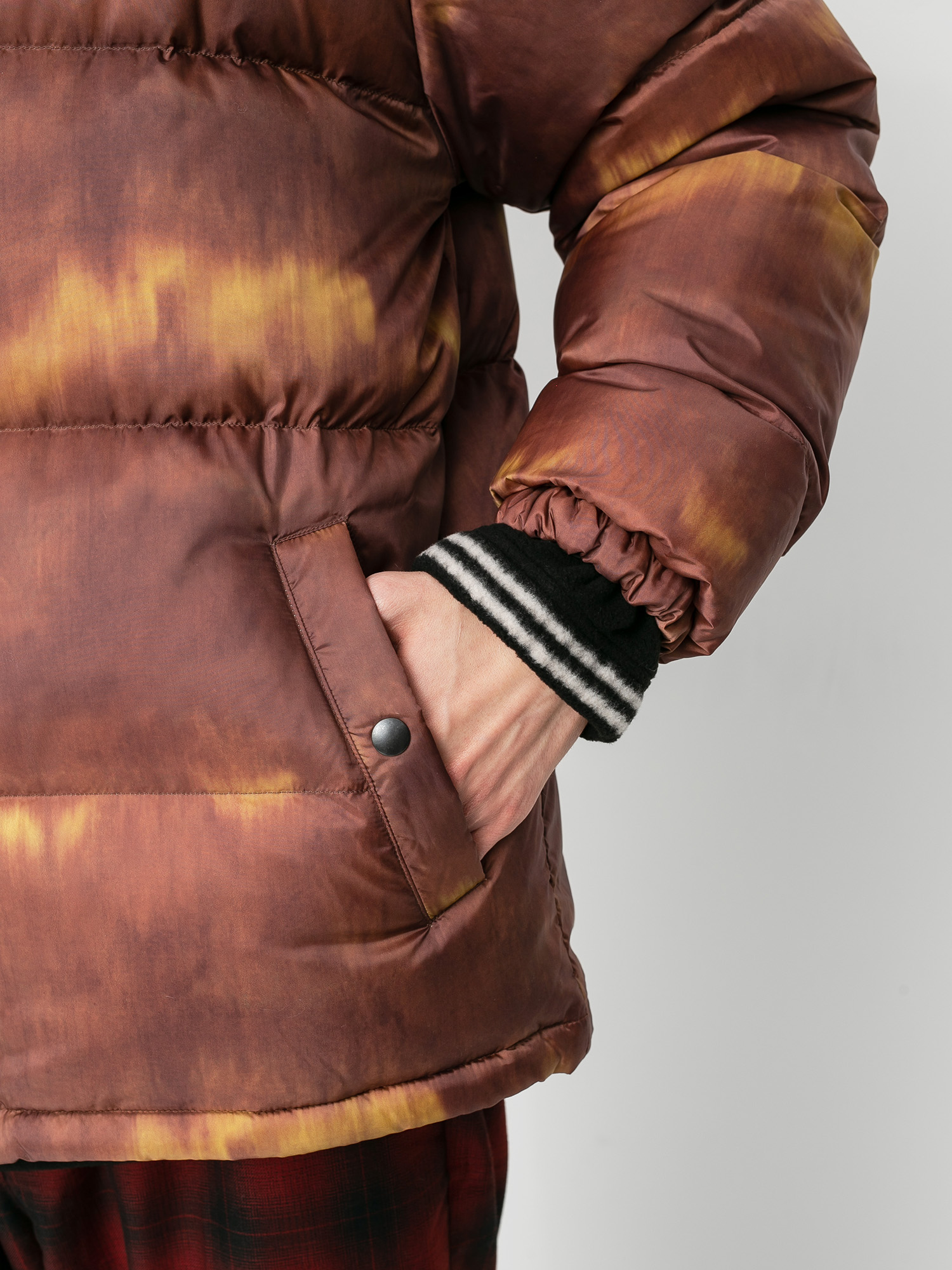 Stussy Aurora Puffer Jacke (brown)