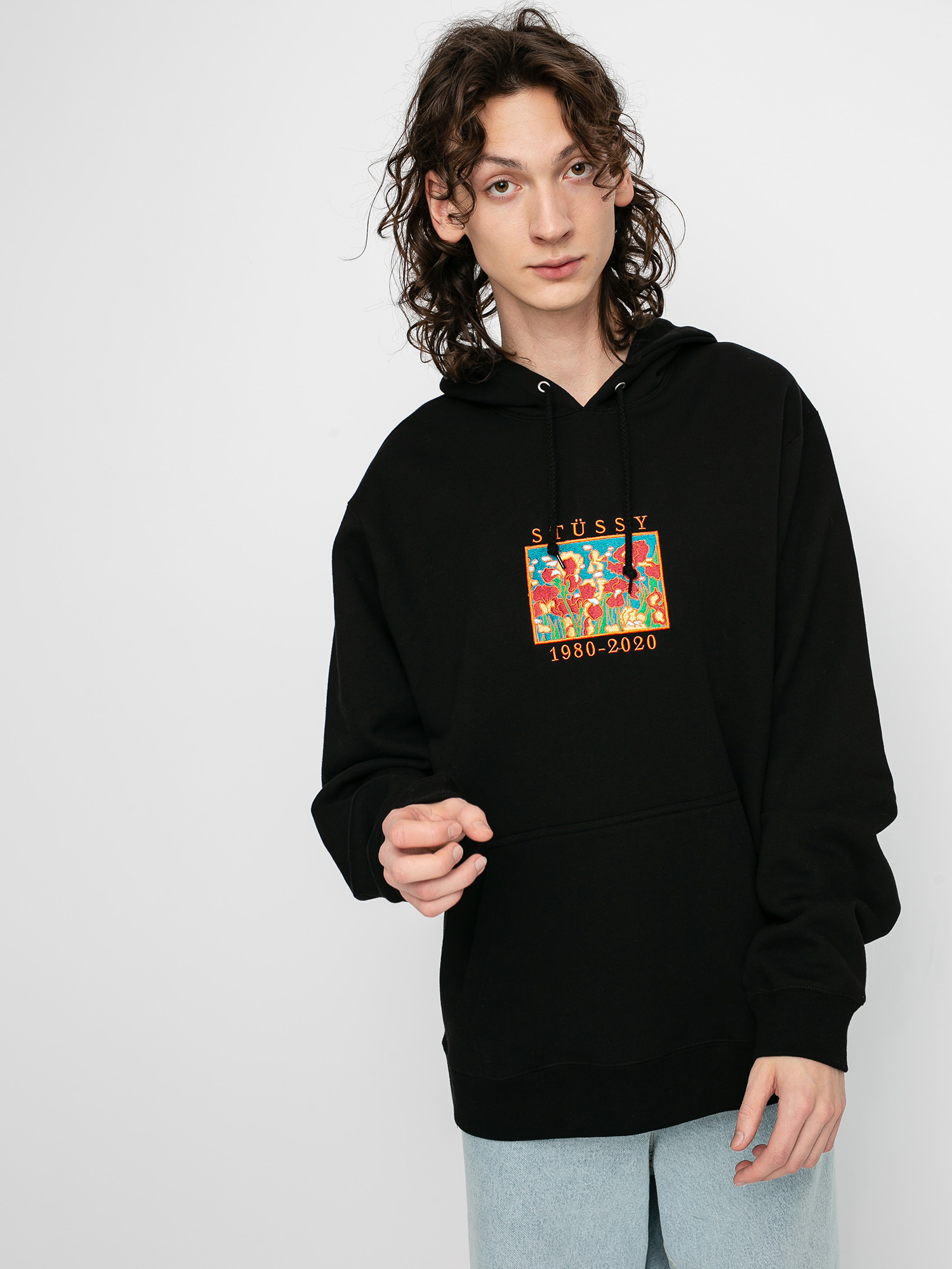 Stussy Irises App HD Hoodie - black (black)