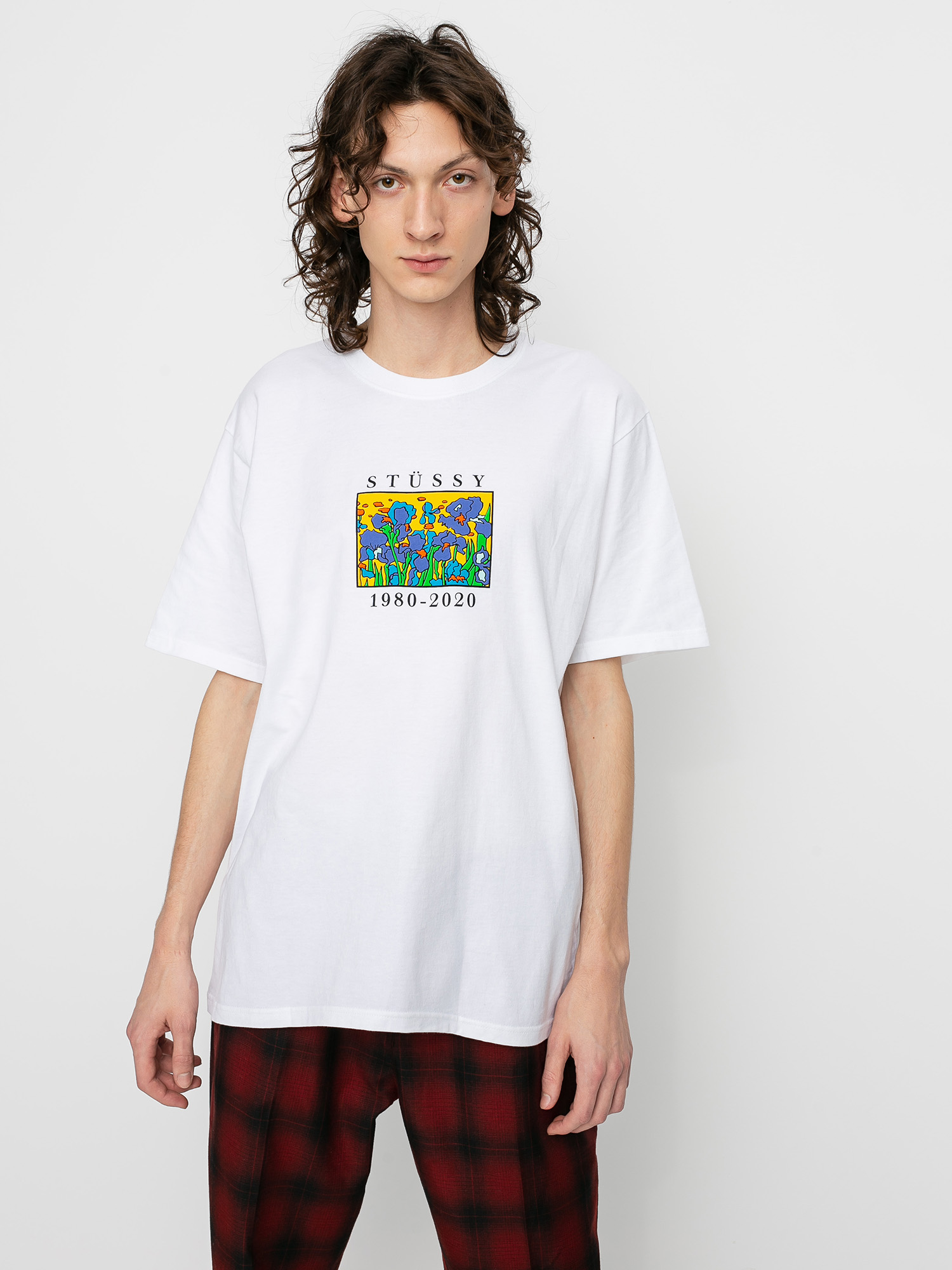 stussy irises t shirt