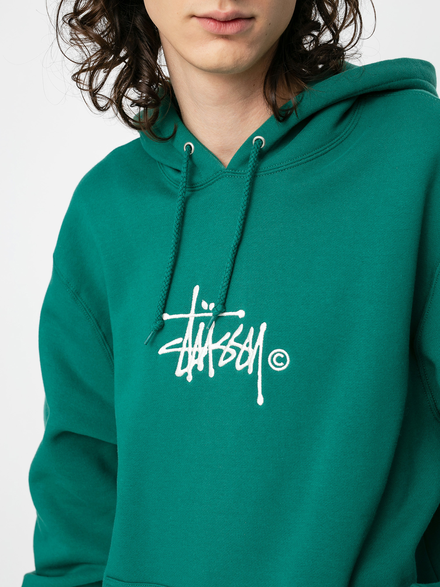 Stussy Copyright Stock App HD Hoodie (dark green)
