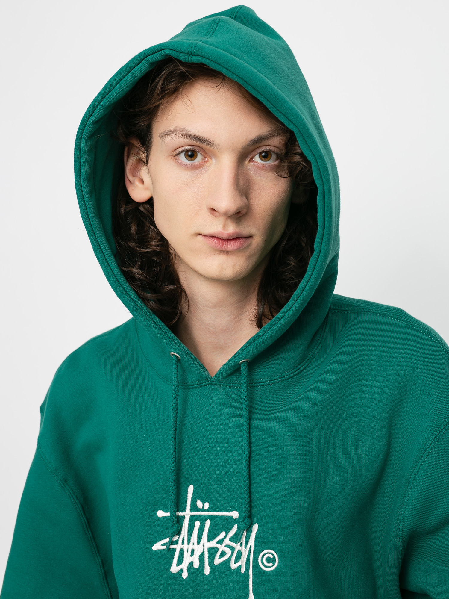 Stussy Copyright Stock App HD Hoodie (dark green)