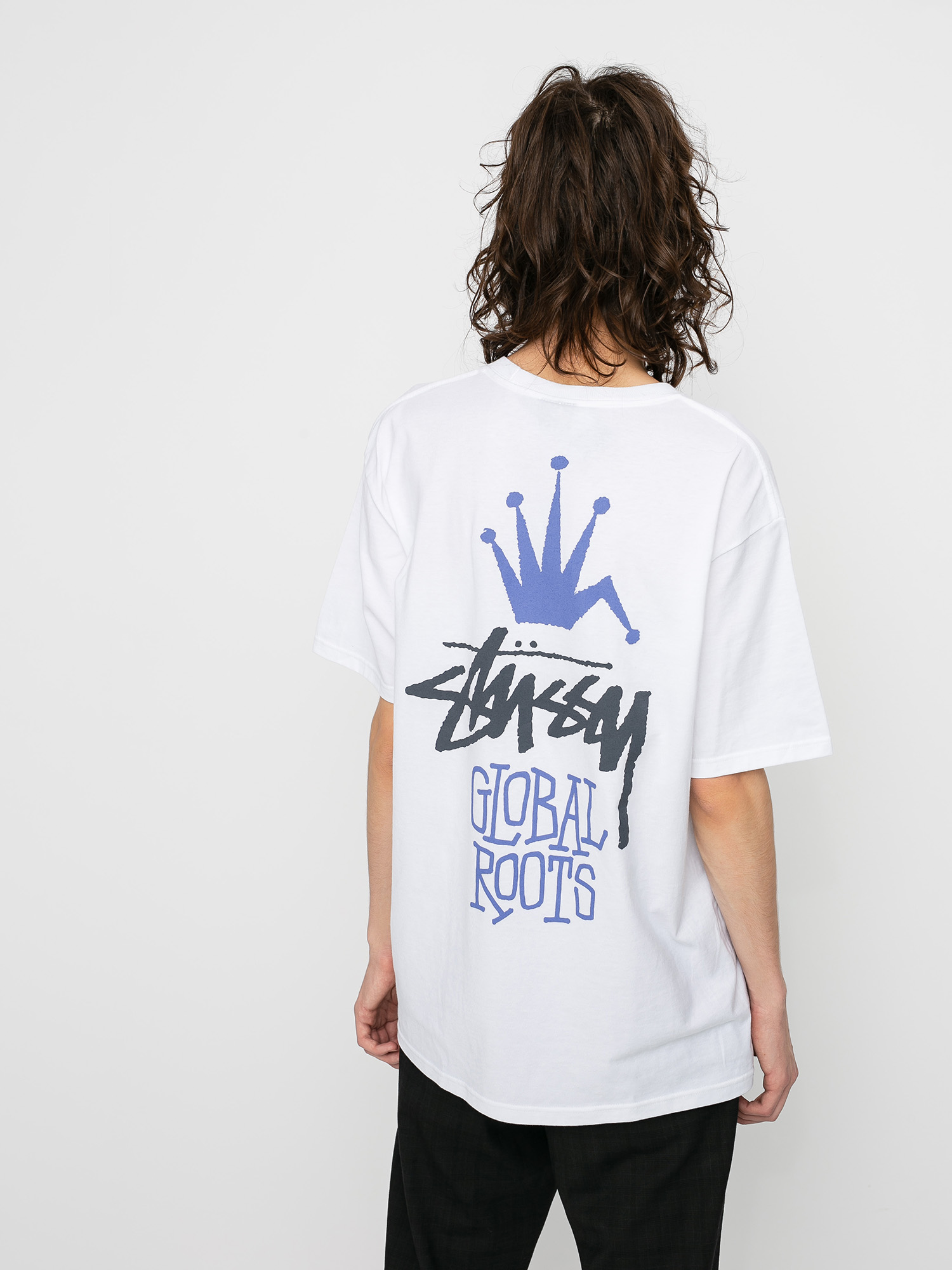 【利益還元祭】開催中！今年最後の大セール Stussy Global Roots T-shirt - white (white) スケートボード