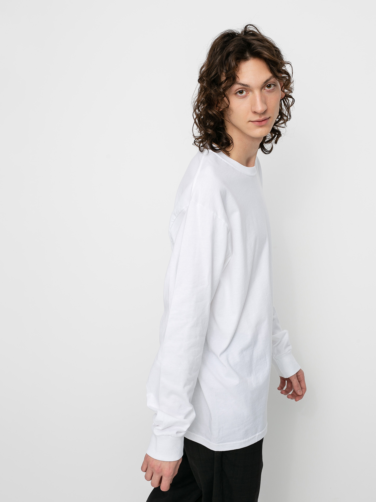 Stussy 8 Ball Corp Longsleeve (white)
