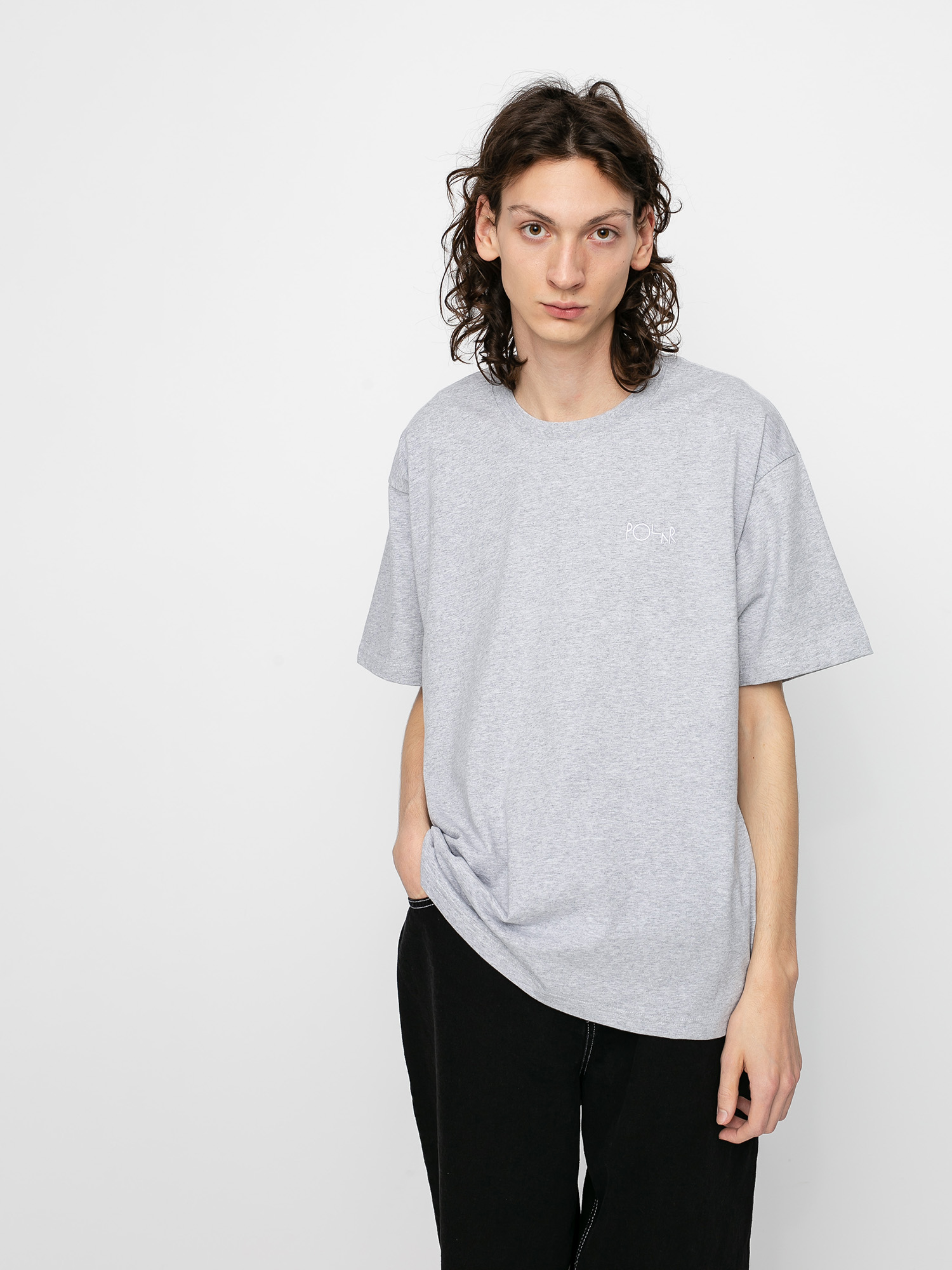 Polar Skate Script T-shirt (sport grey)