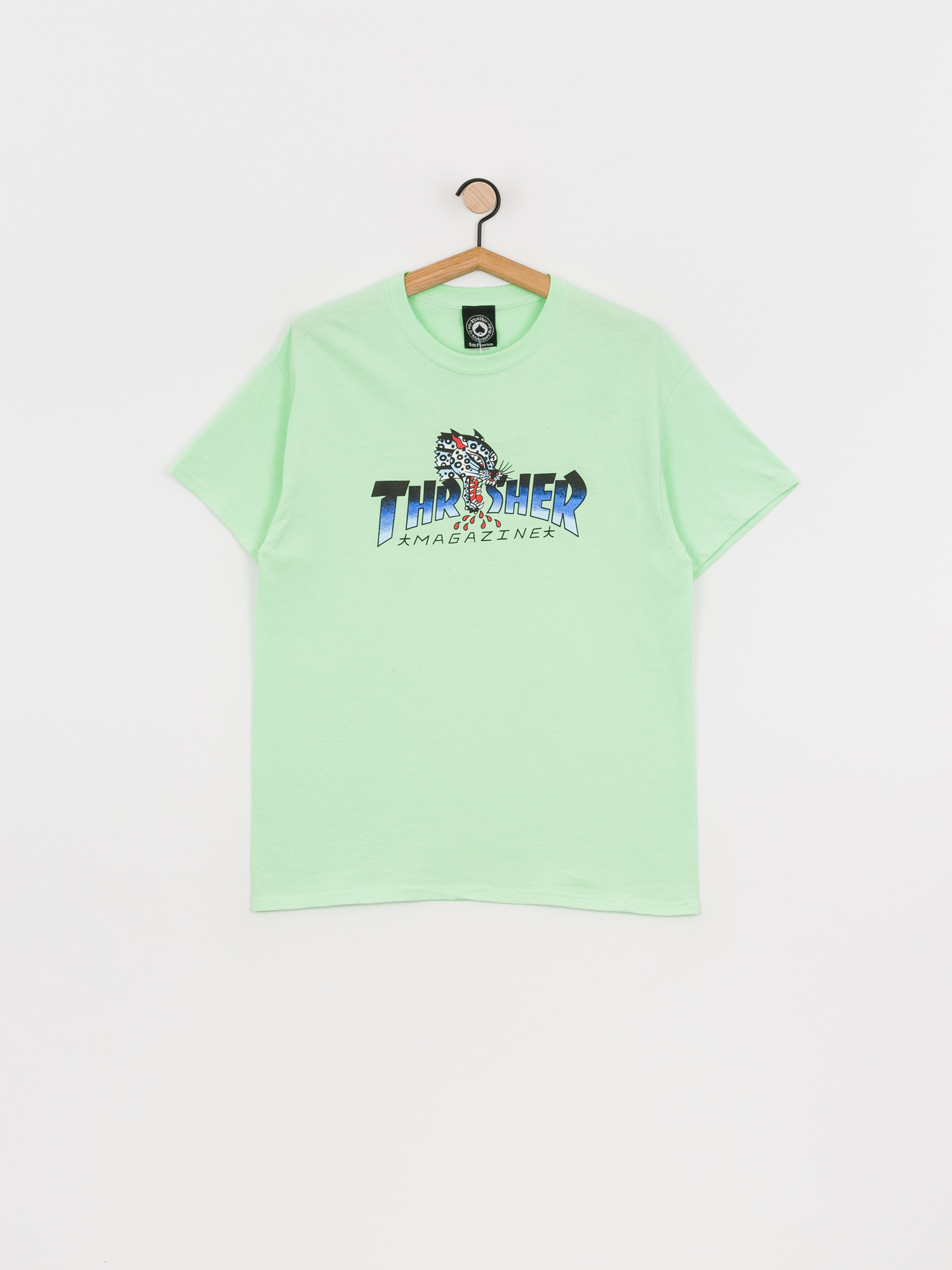 Thrasher Leopard Mag T-shirt - green (mint)