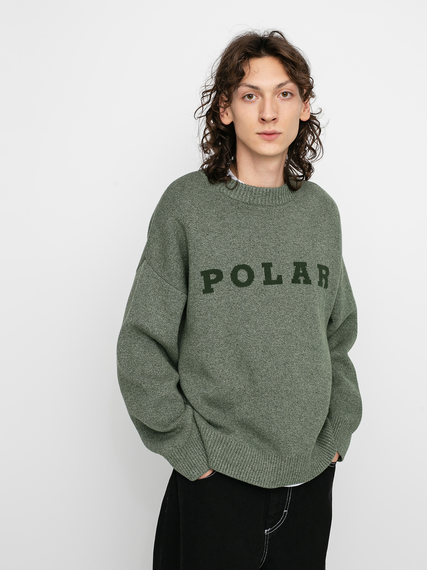 Polar Skate Polar Knit Sweater (green)