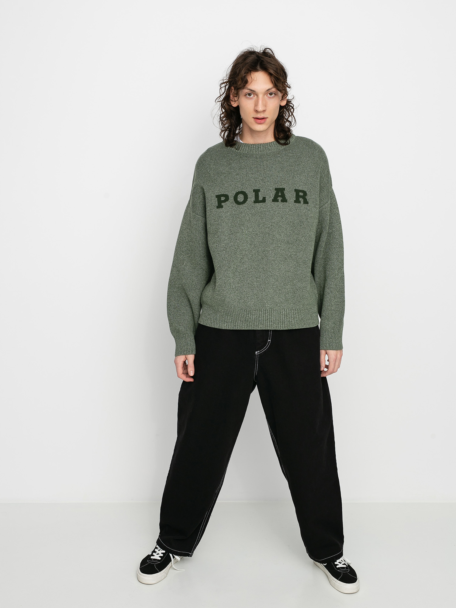 Polar Skate Polar Knit Sweater (green)